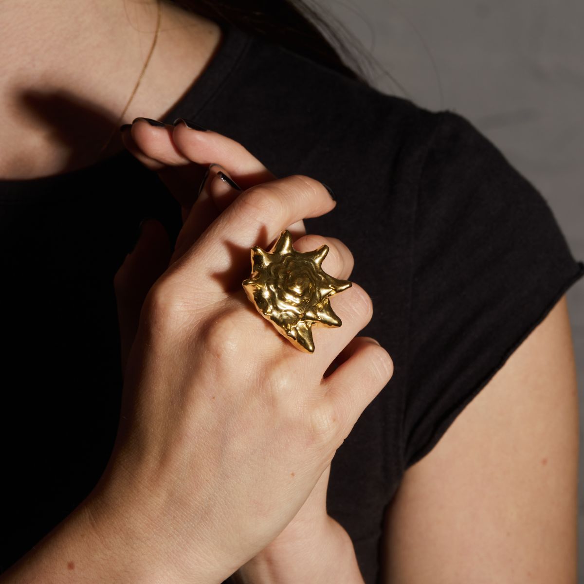 Queen Conch Ring Gold