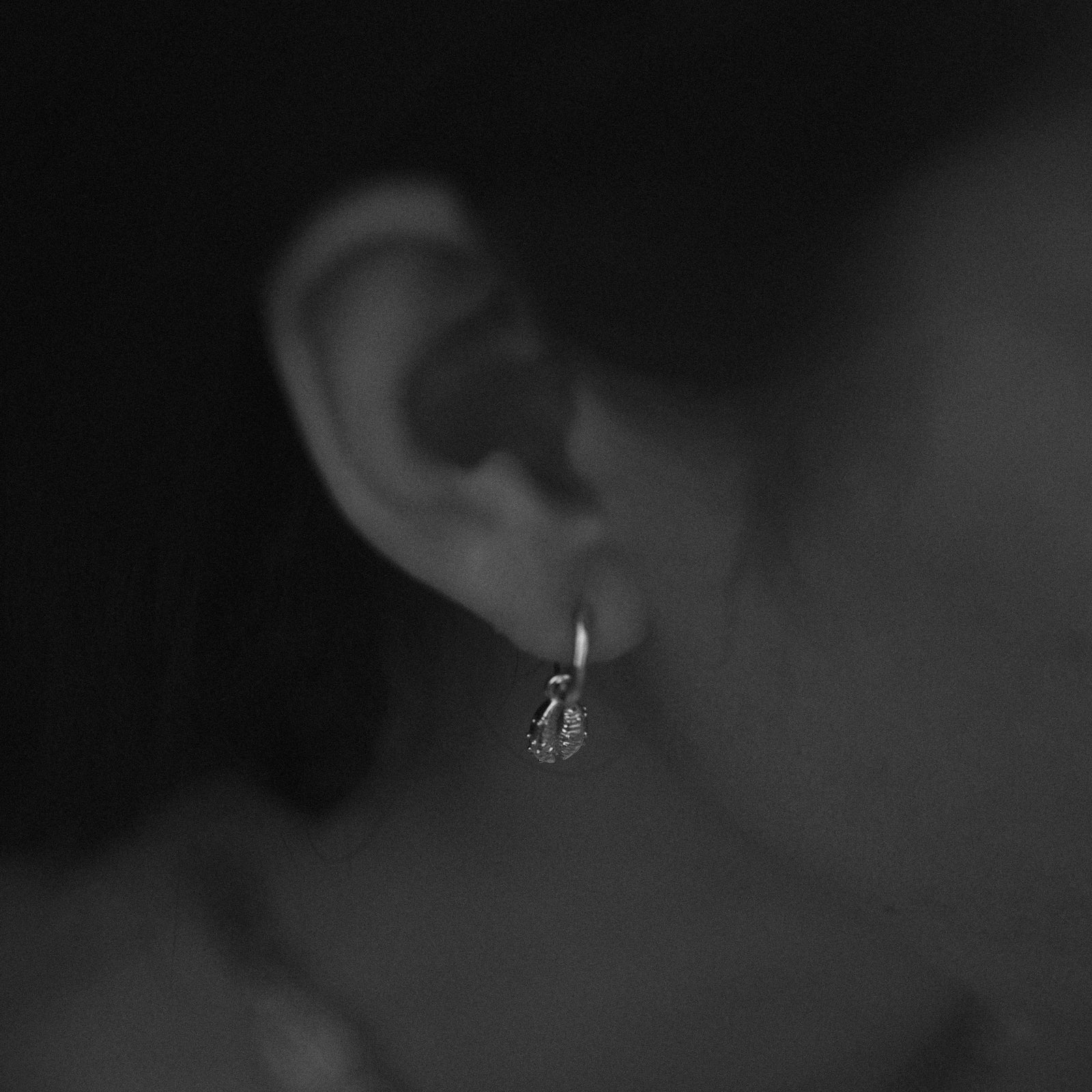 Aphrodite Mini Hoop Earrings Silver