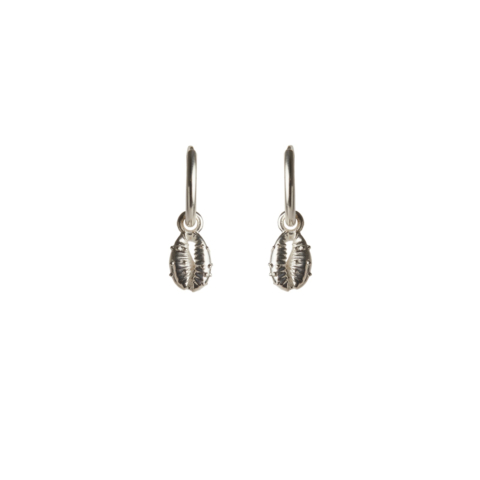 Aphrodite Mini Hoop Earrings Silver