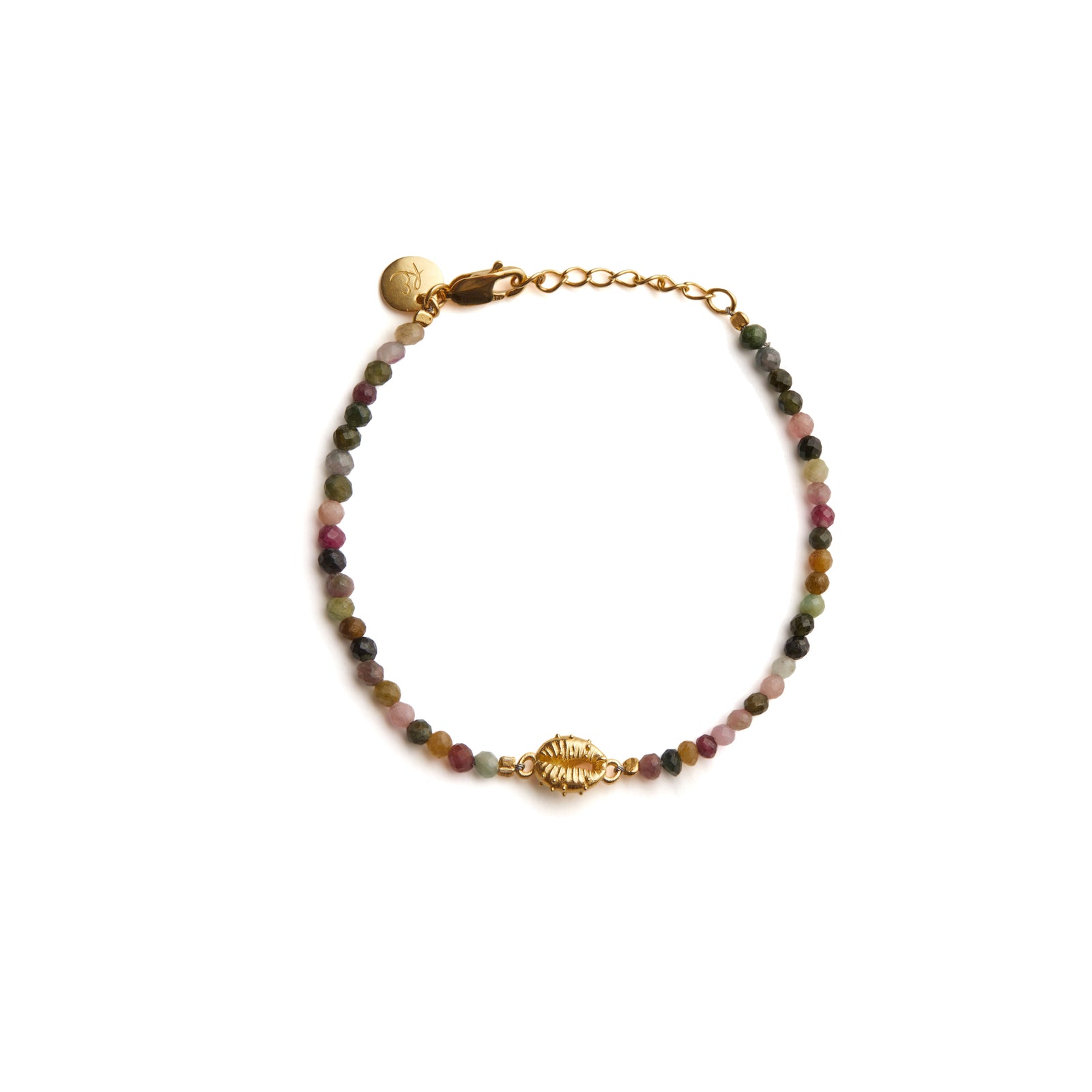 Aphrodite Mini Tourmaline Bracelet Gold