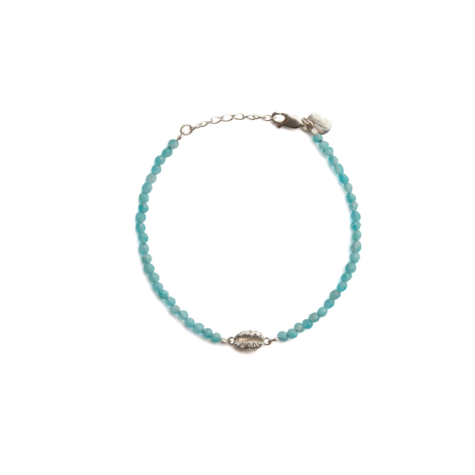 Aphrodite Mini Amazonite Bracelet Silver