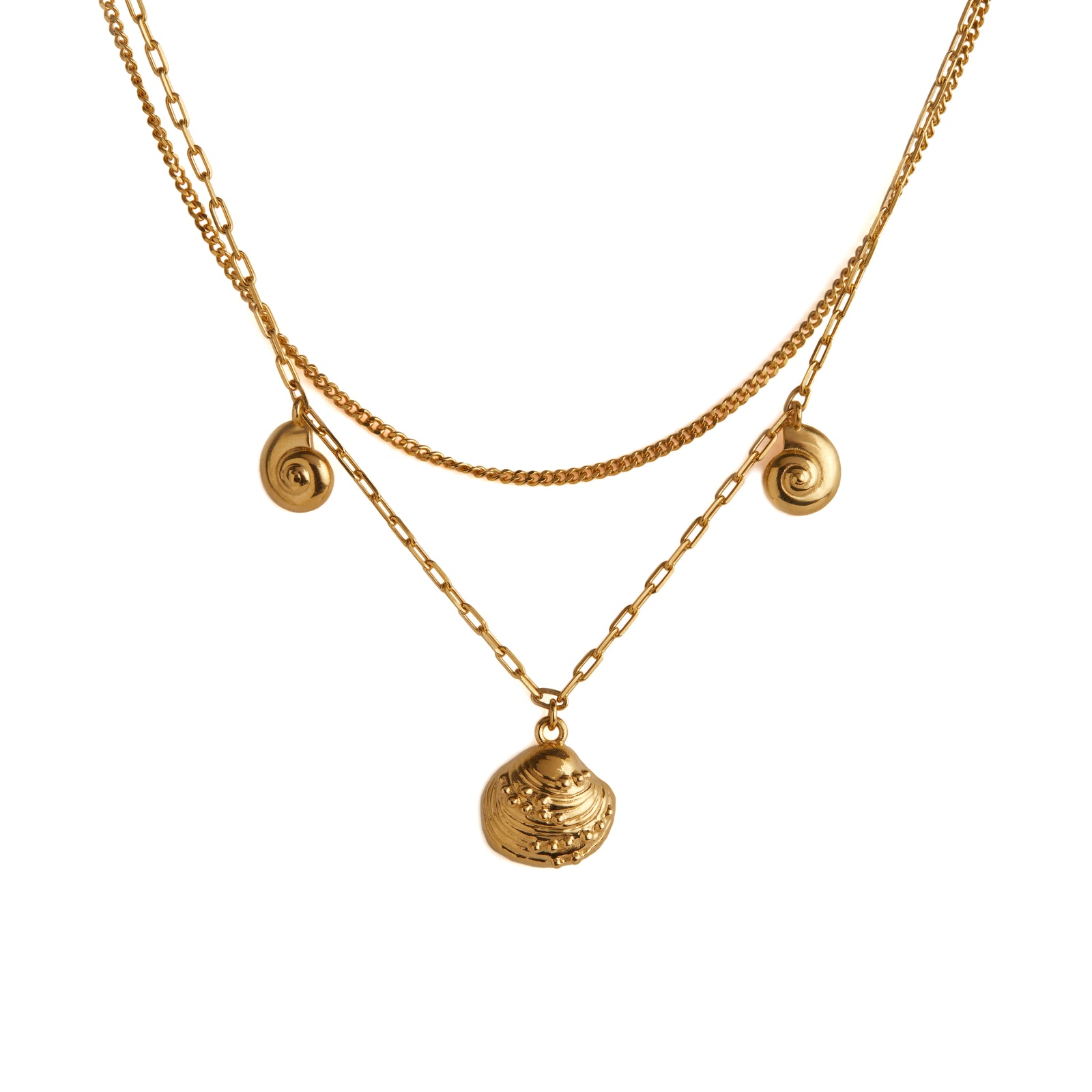 Calypso Layered Necklace Gold