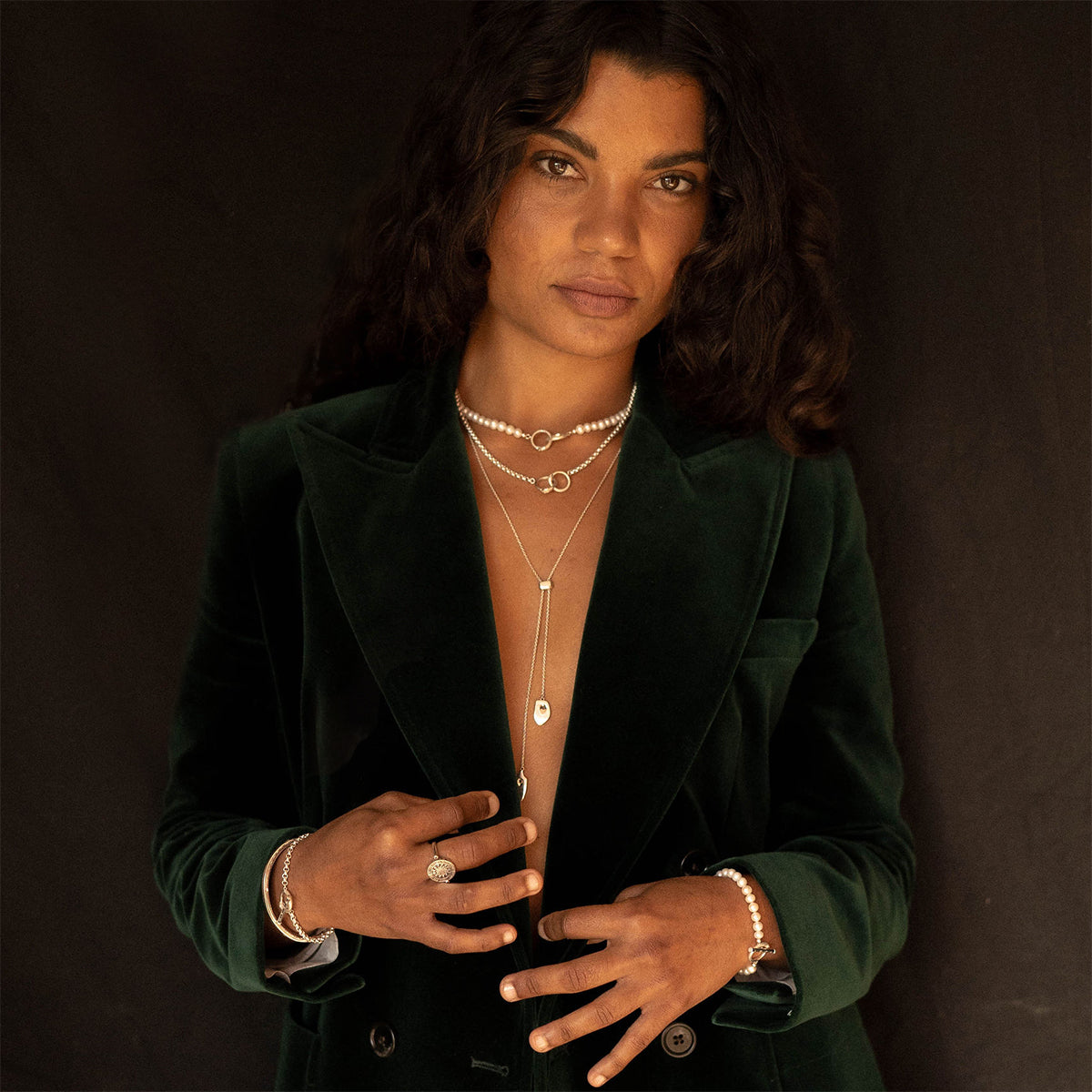 Ouroboros Chain Bracelet Silver