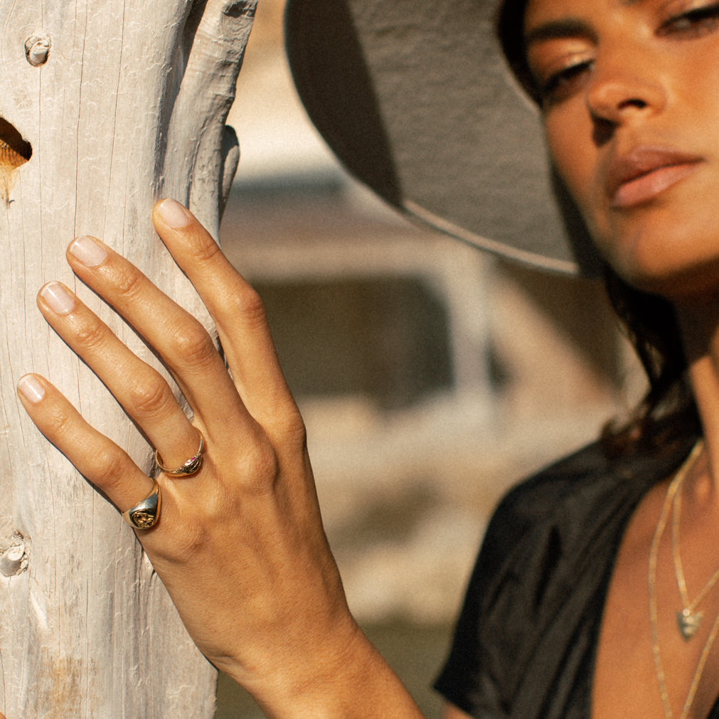 Creation Signet Ring Solid Gold