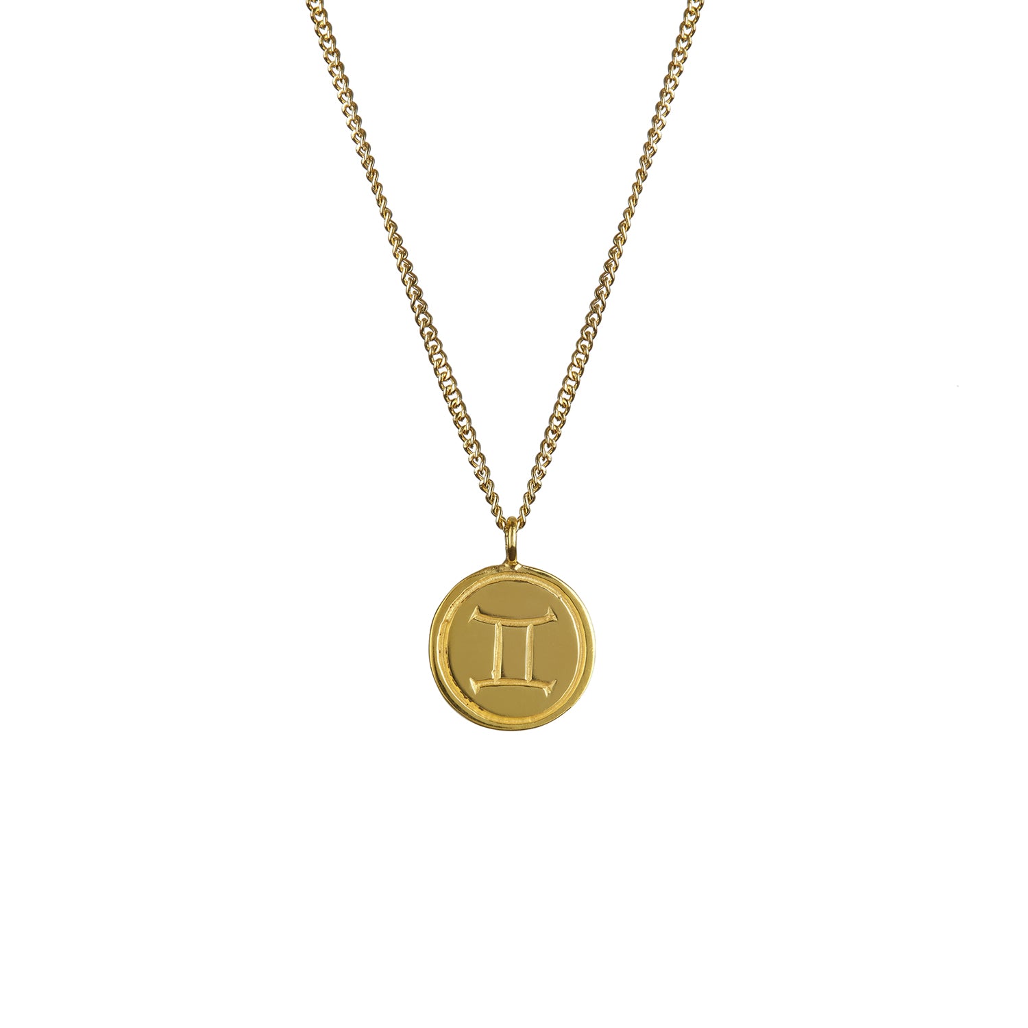 Zodiac Necklace Solid Gold