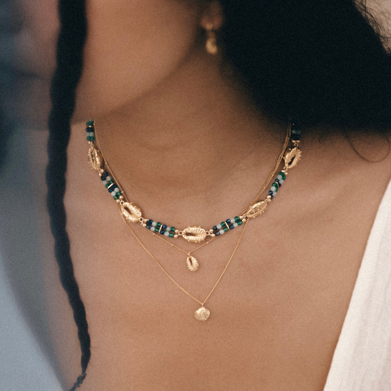 Calypso Mini Necklace Solid Gold