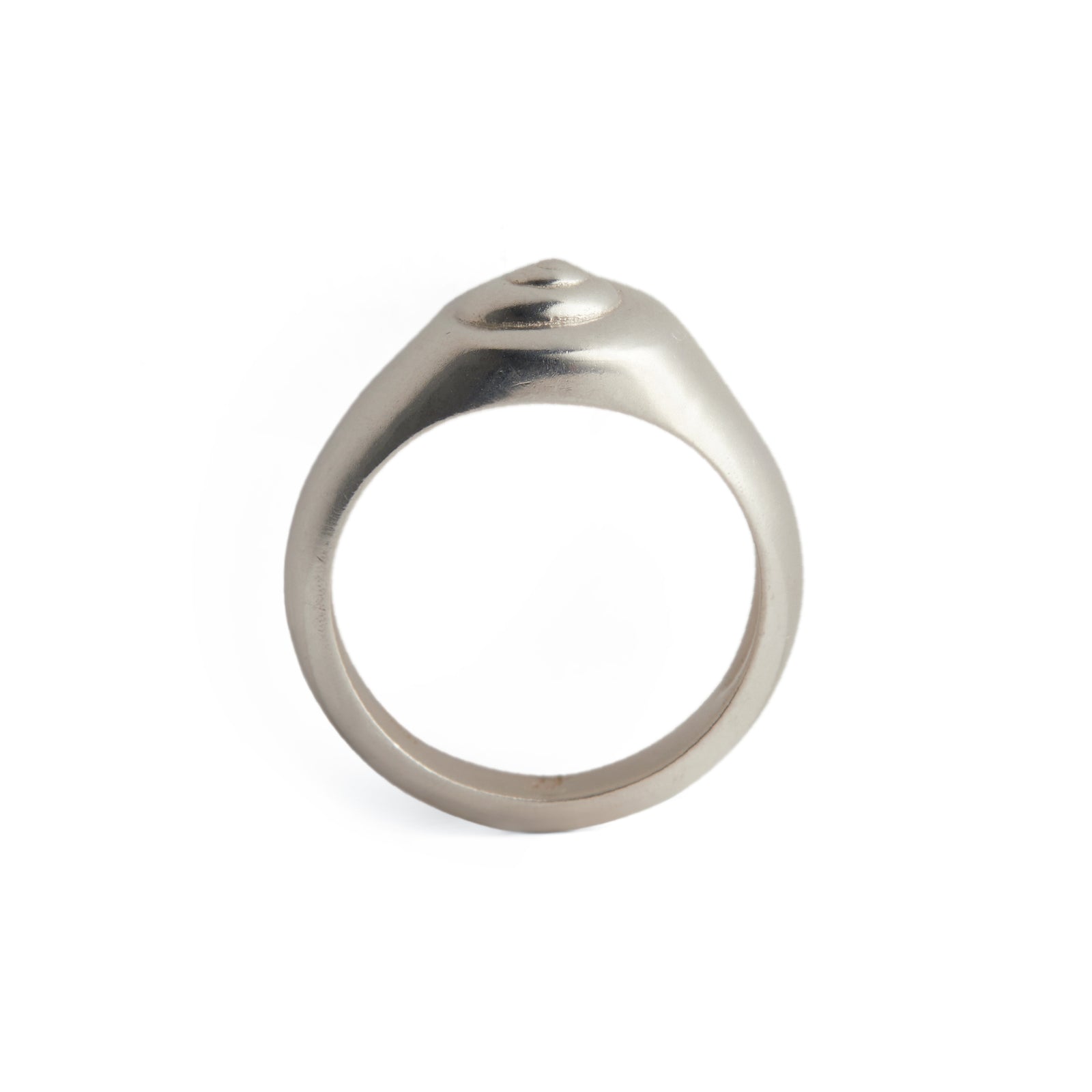 Inanna Spiral Pinky Ring Silver
