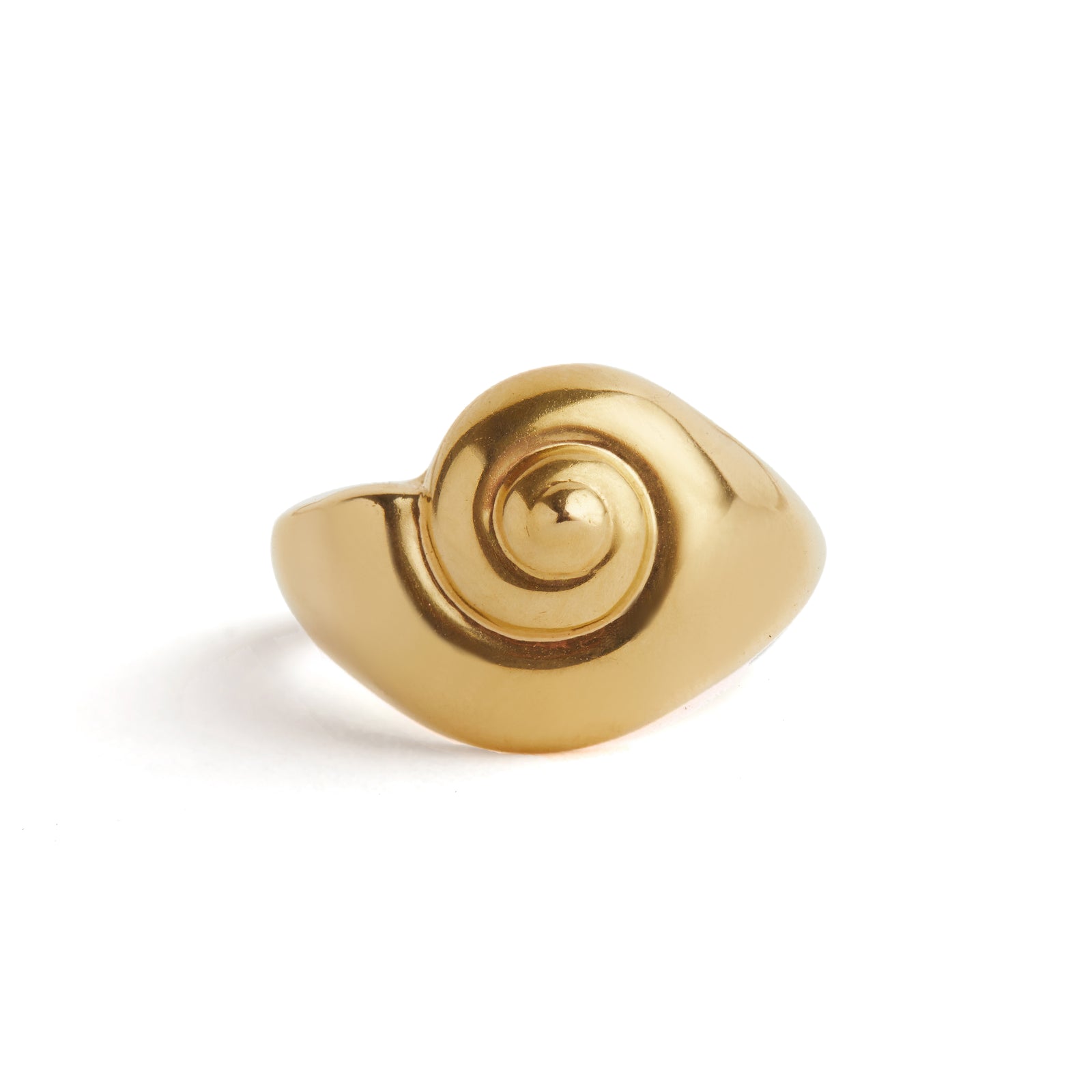 Inanna Spiral Ring Gold