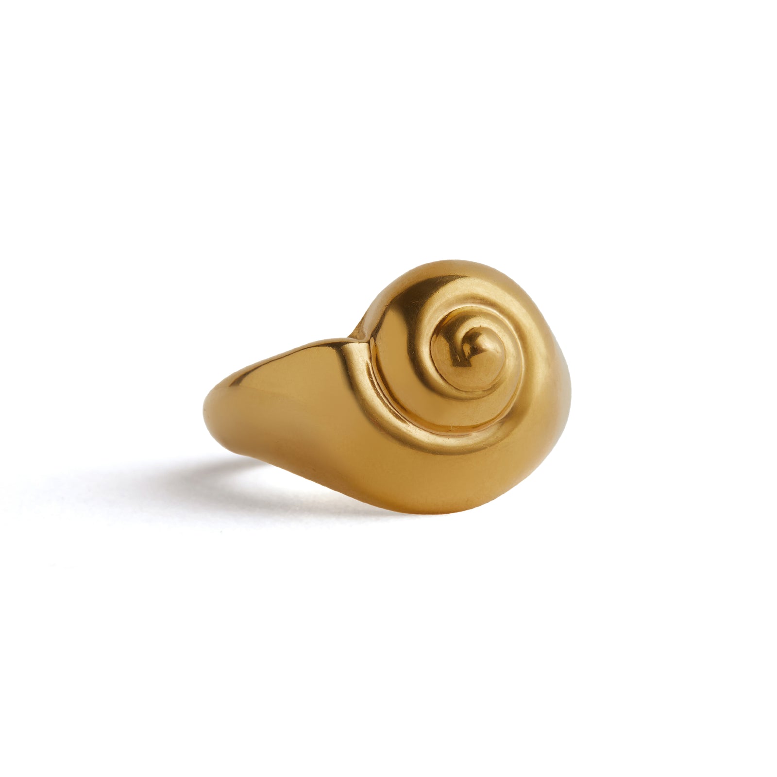 Inanna Spiral Ring Gold