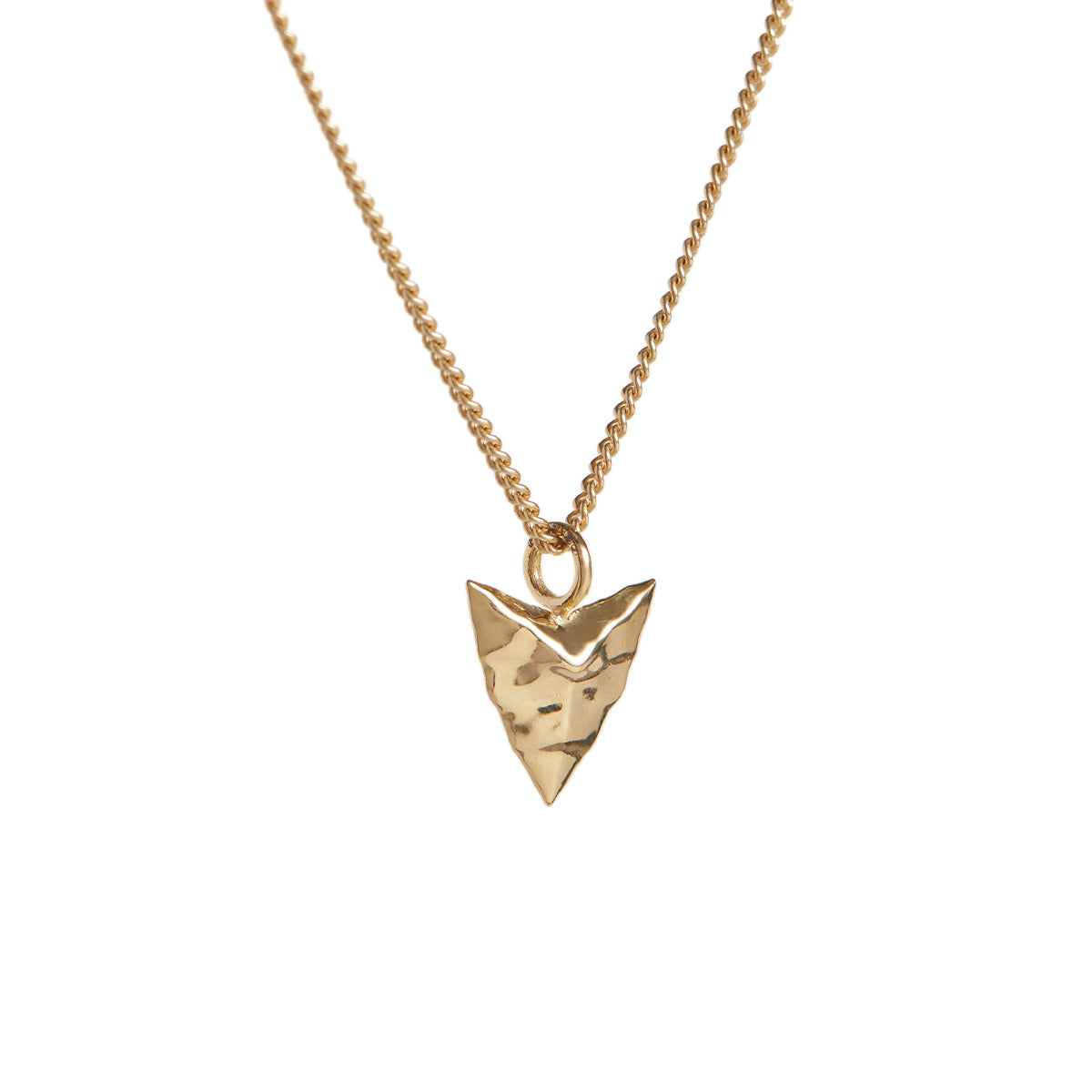 Modern Primitive Mini Necklace Solid Gold