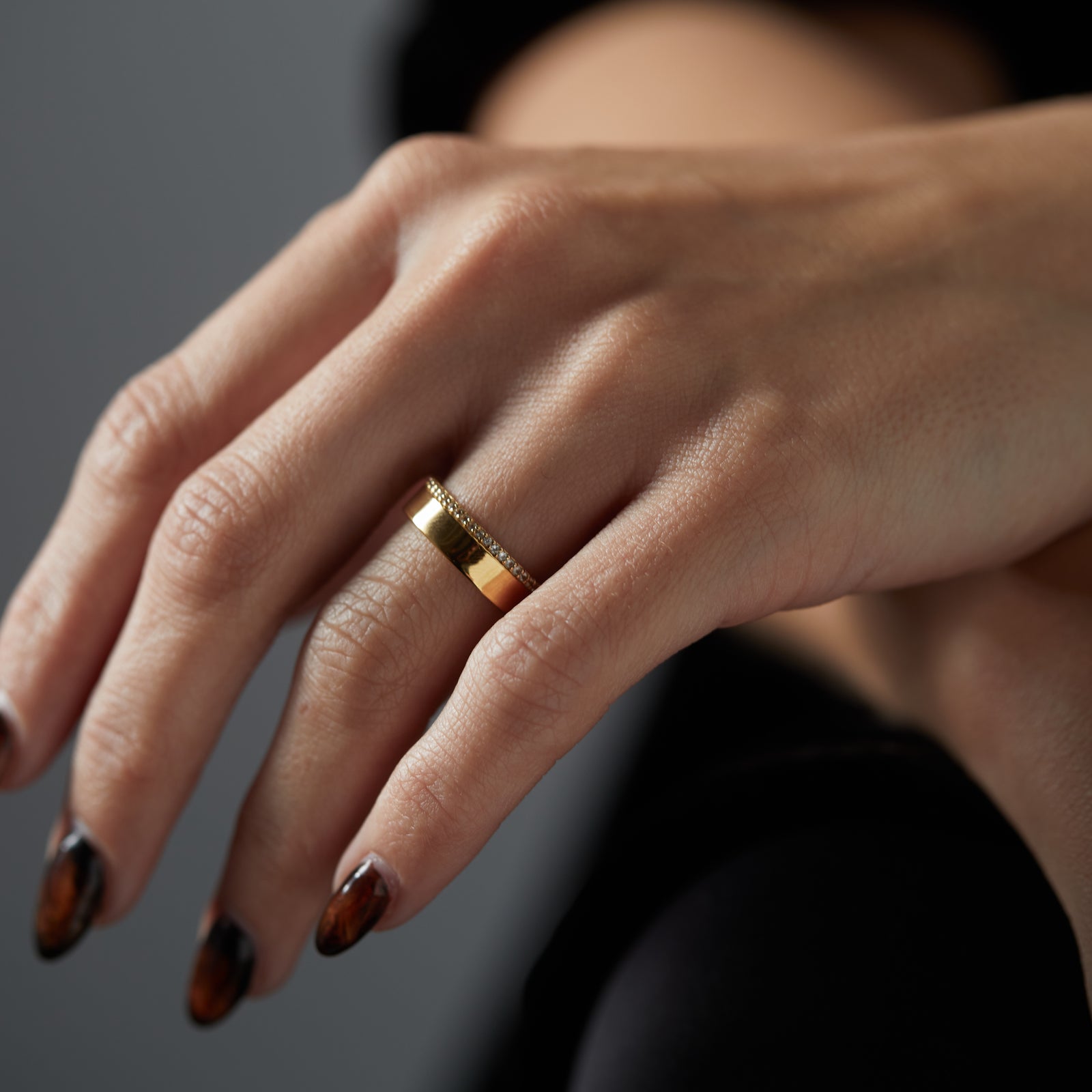 Nimbus Diamond Ring Solid Gold