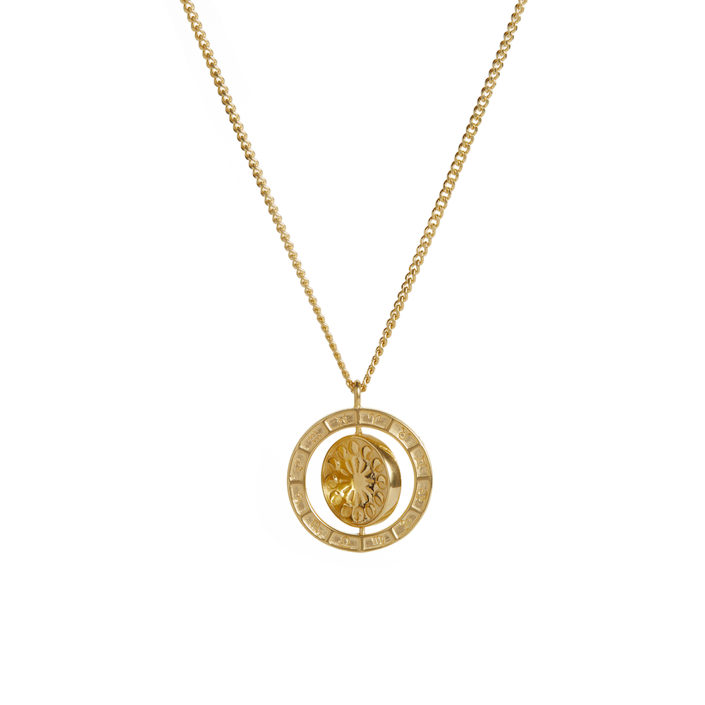 Alchemist's Mini Spinning Necklace Gold