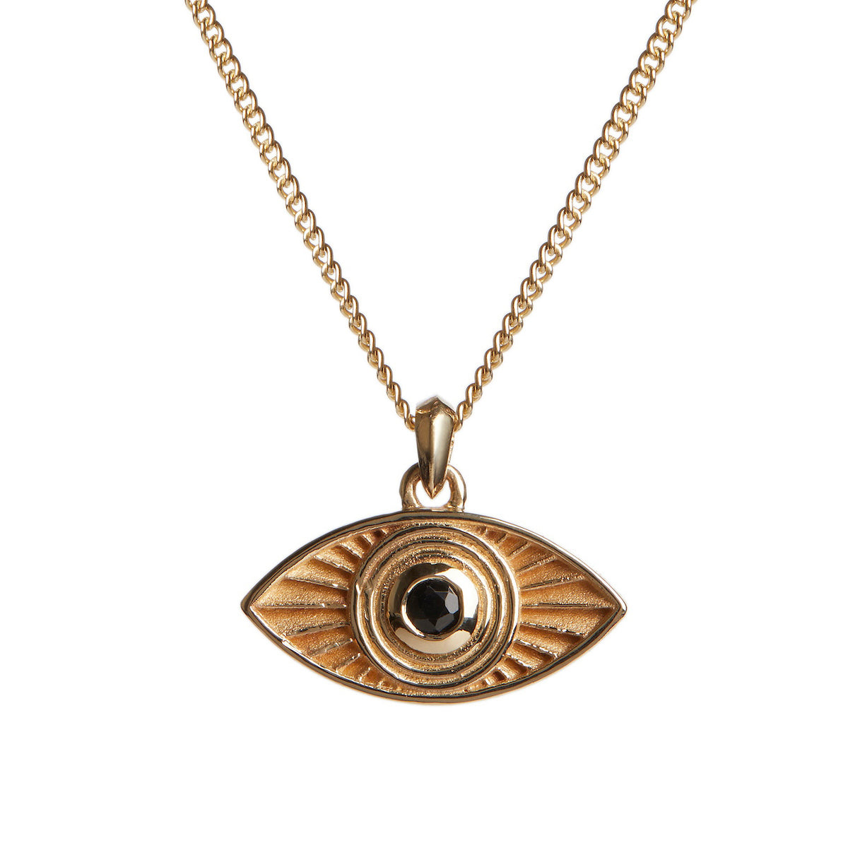 Rays of Light Necklace Solid Gold