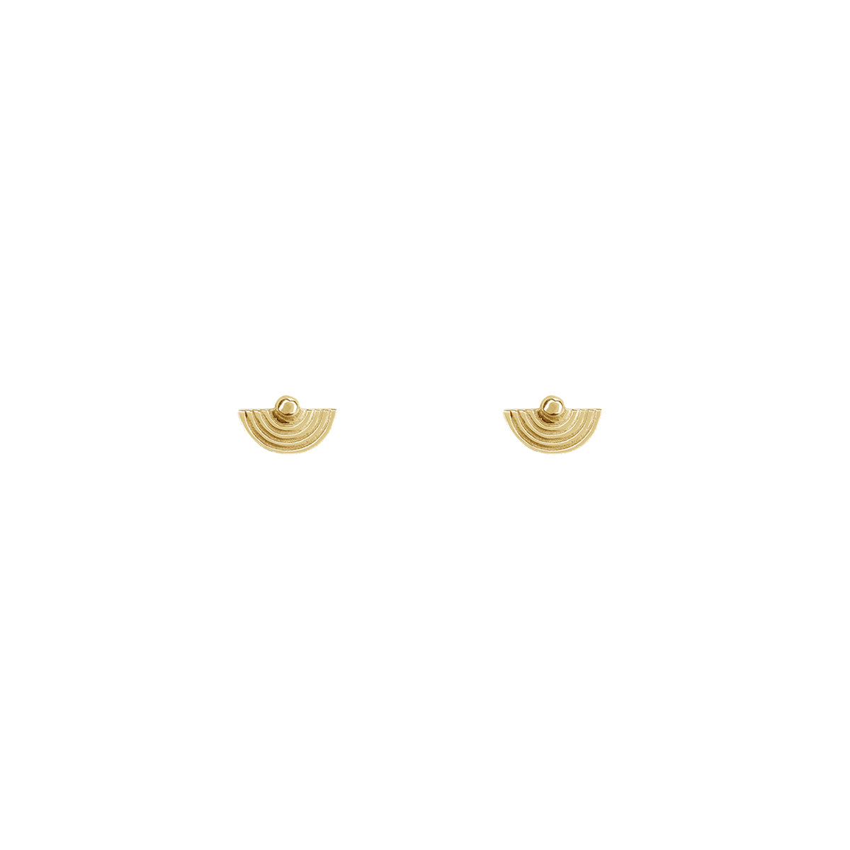 Orbit Mini Stud Earrings Solid Gold