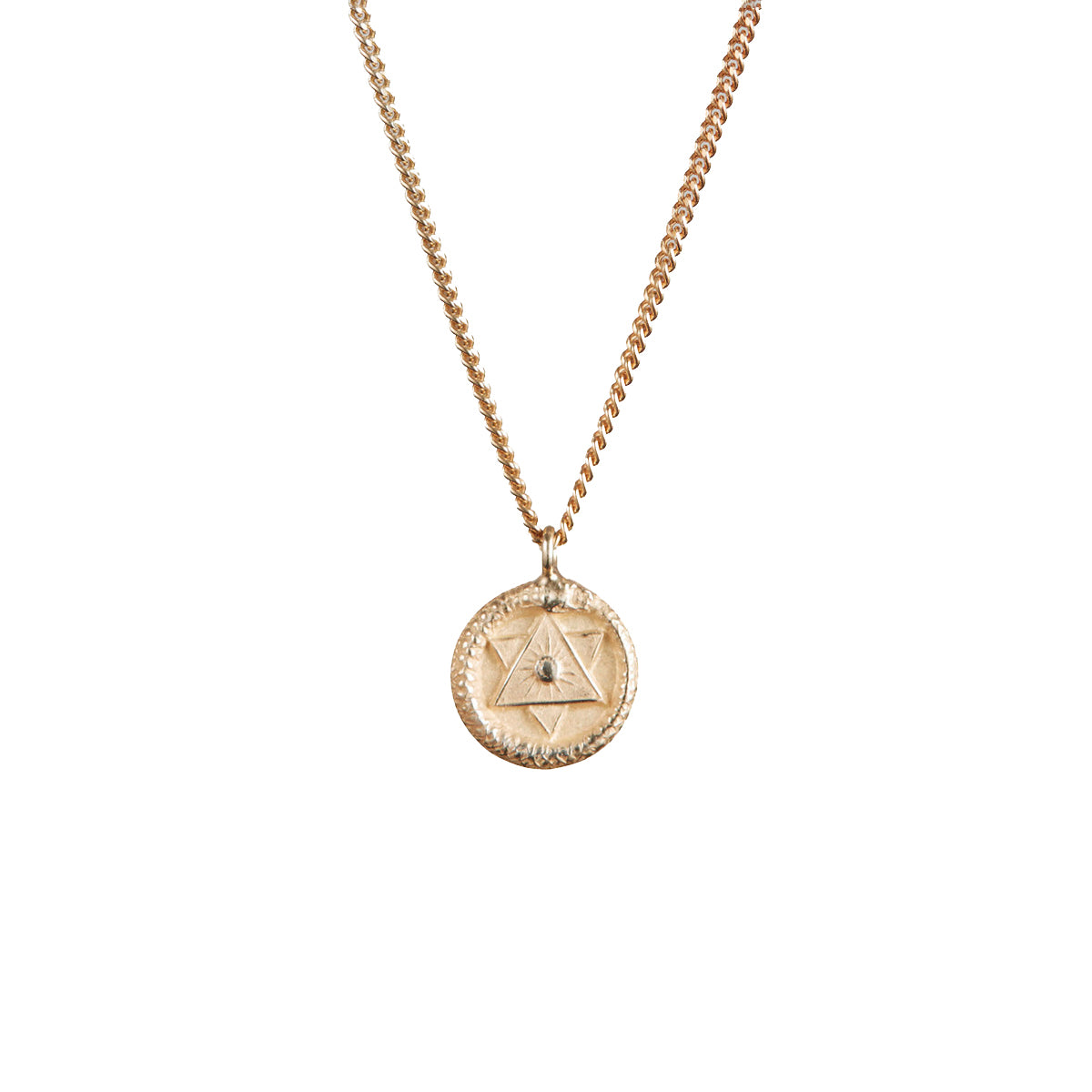 Ouroboros Necklace Solid Gold