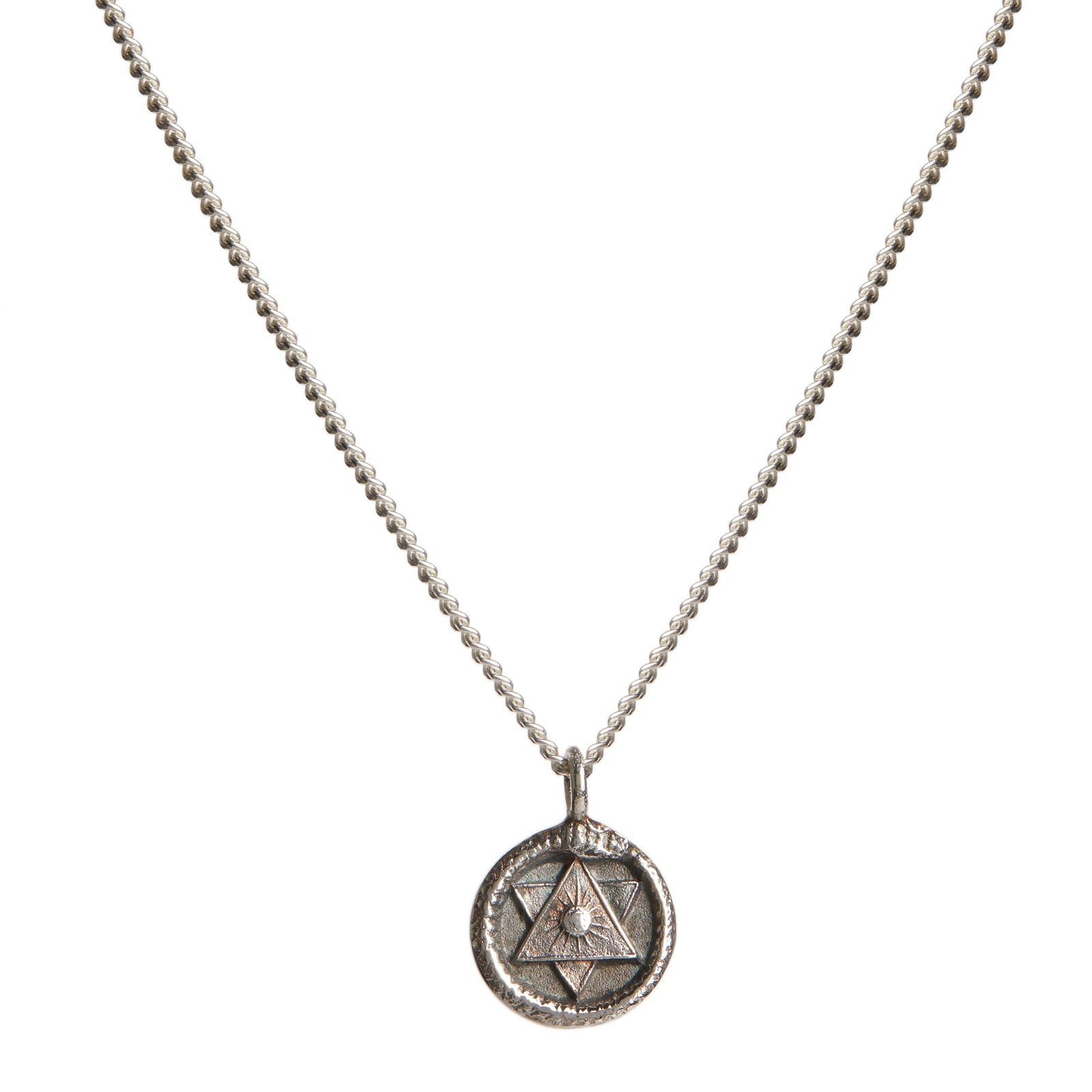 Ouroboros Necklace Silver