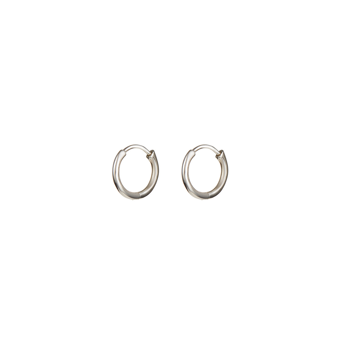Mini Huggie Hoops Silver
