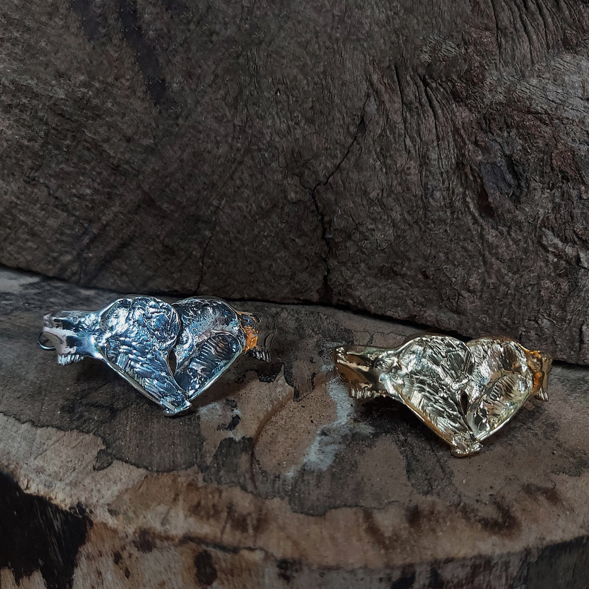 Jaw Bone Bracelet Silver