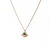 Interstellar Pendant Topaz and White Diamond Solid Gold