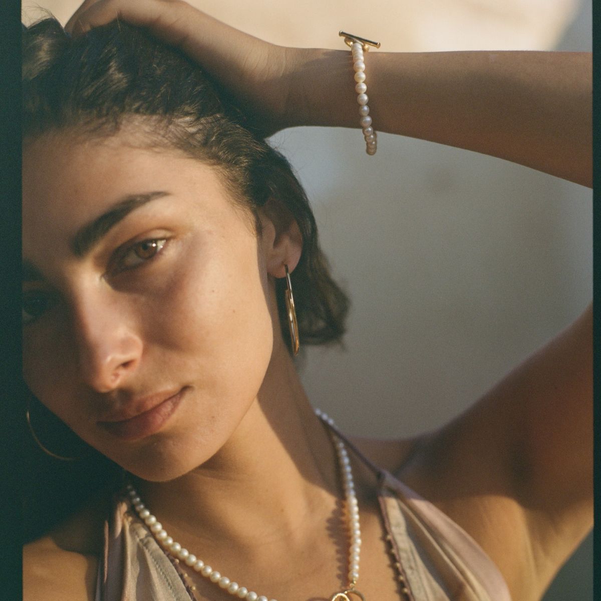 Ouroboros Pearl Bracelet Gold