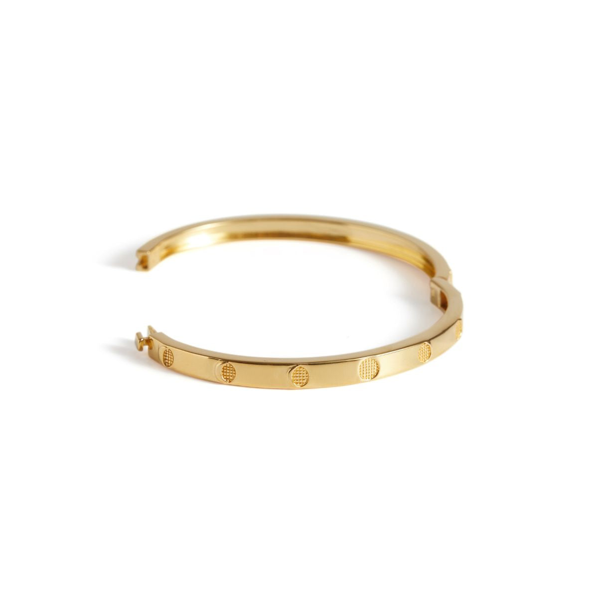 Moon Phases Bangle Gold