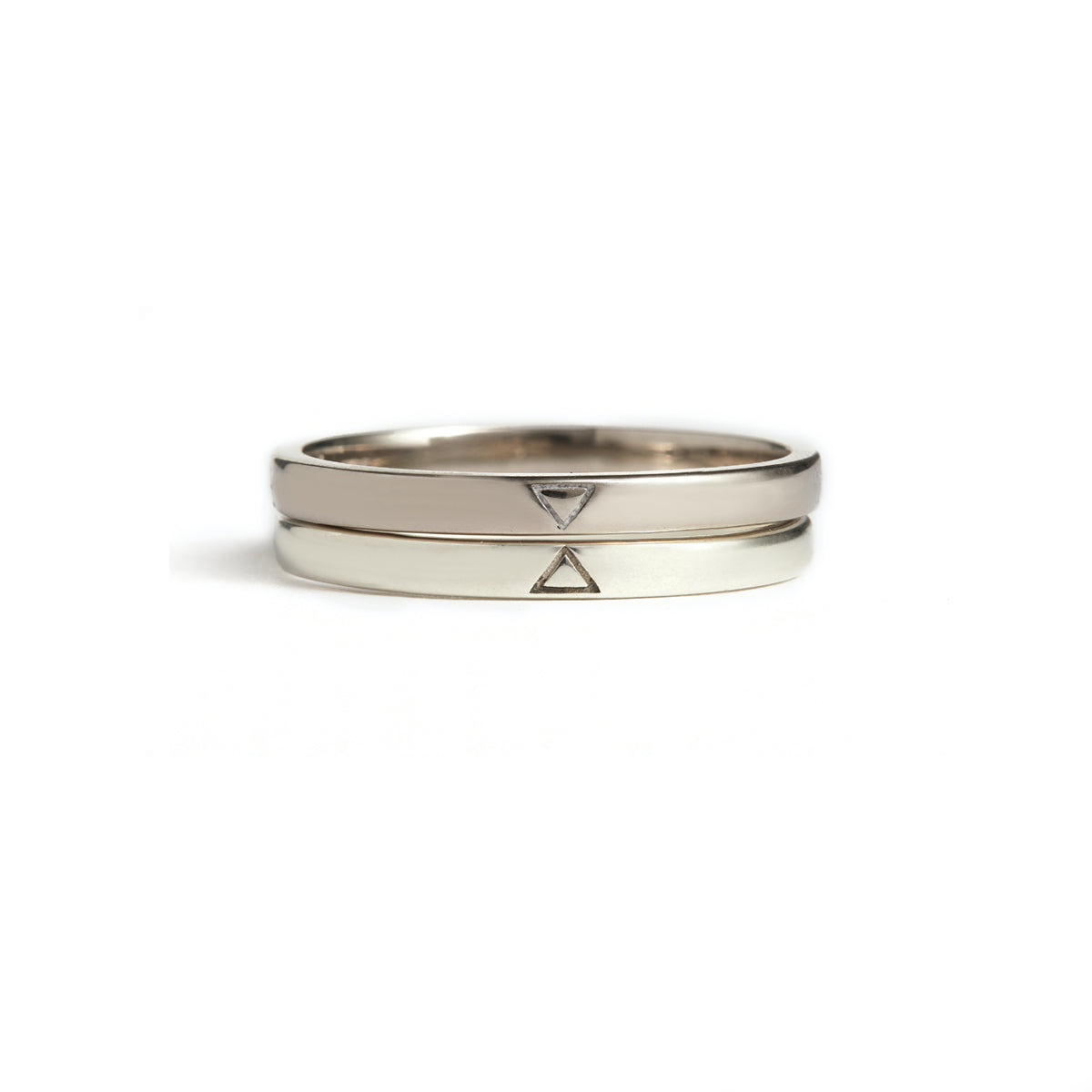 Four Elements Ring Solid White Gold