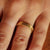 Chevron Ring Solid Gold