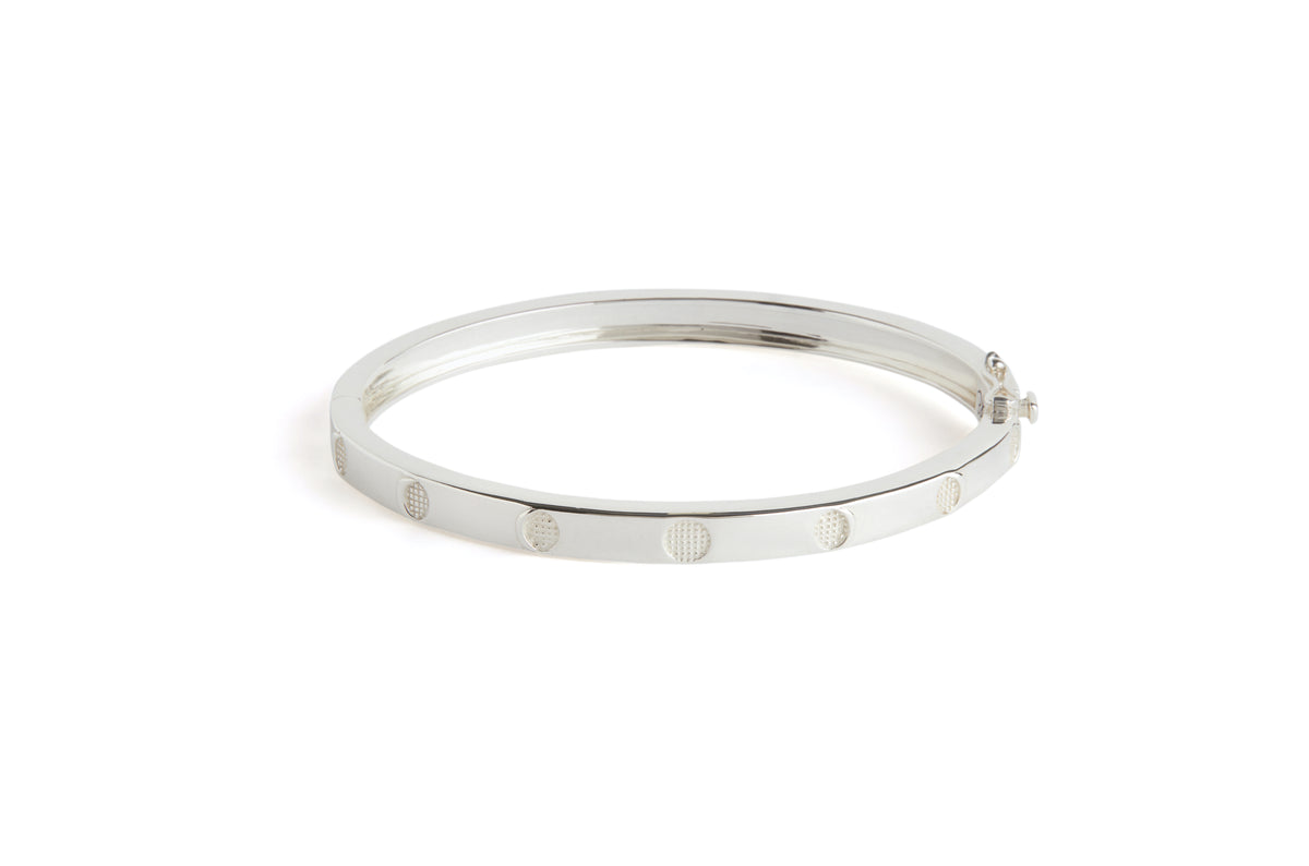 Moon Phases Bangle Silver