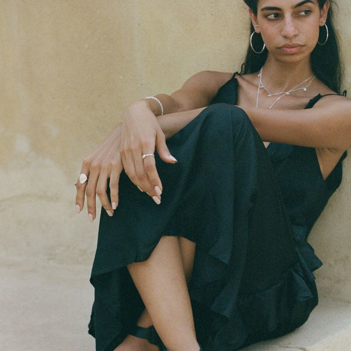 Spiral Signet Ring Silver