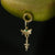 Celestial Mini Ear Jacket with an Emerald Solid Gold