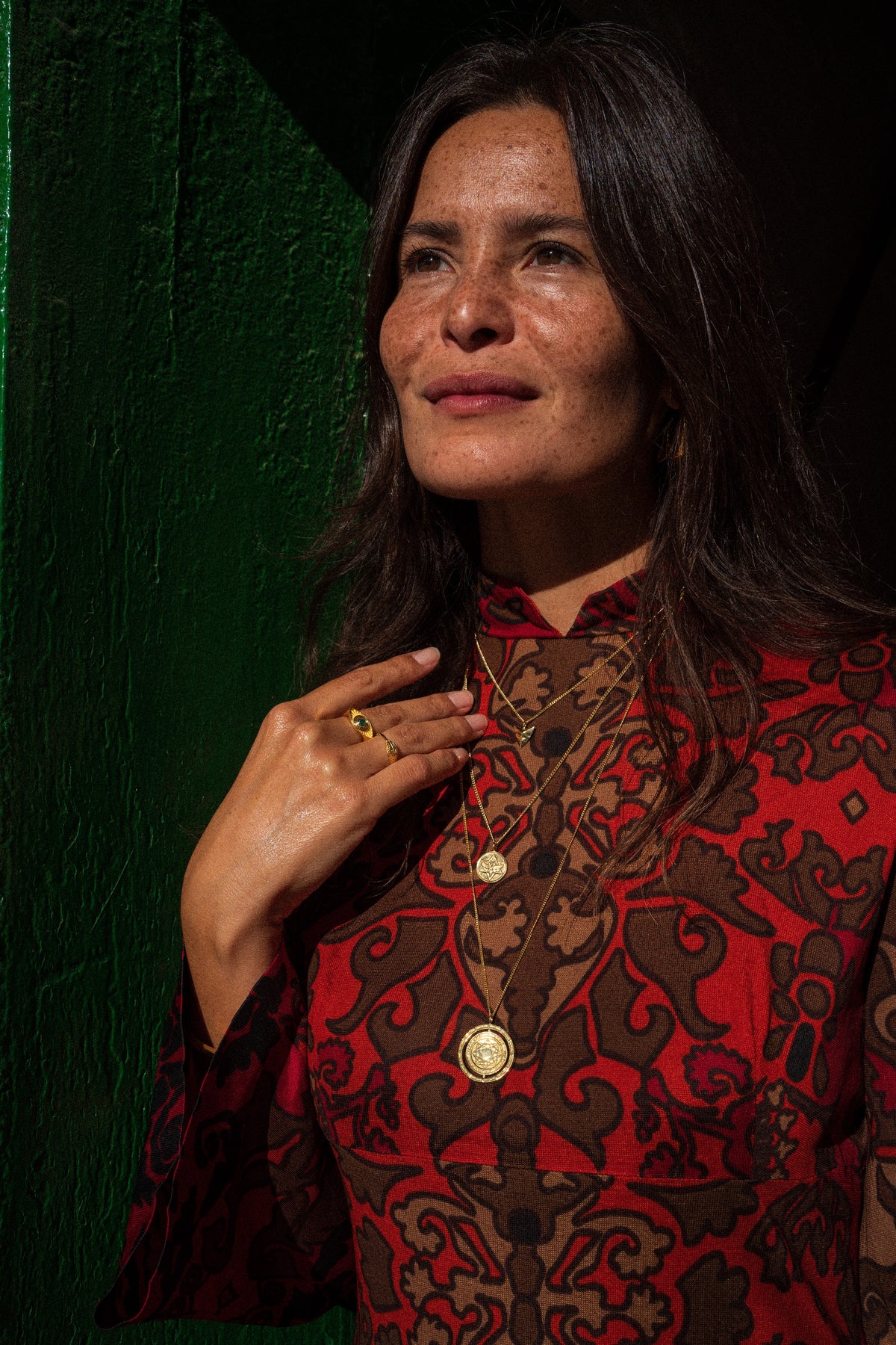 Alchemist's Spinning Necklace Gold