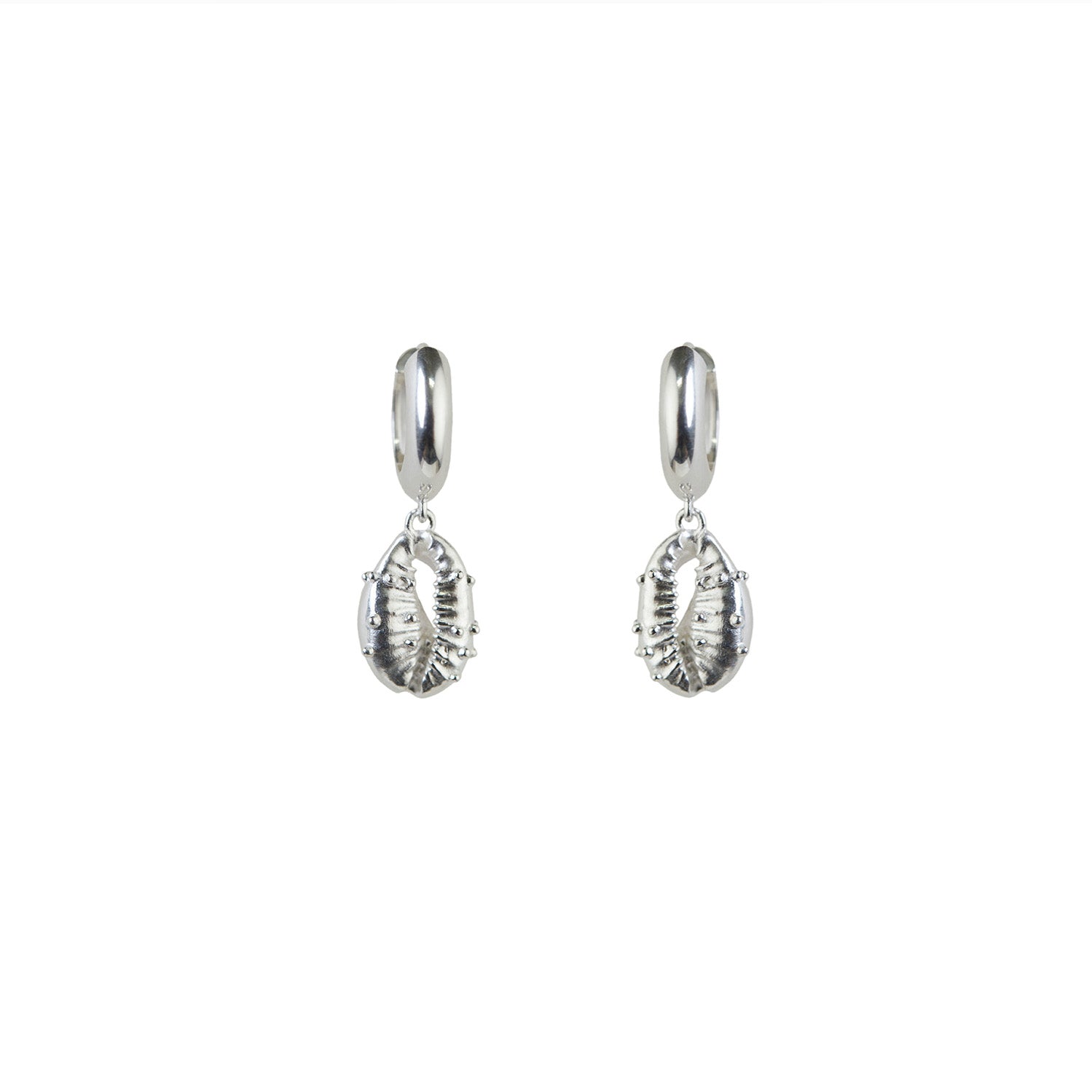 Aphrodite Chunky Hoop Earrings Silver