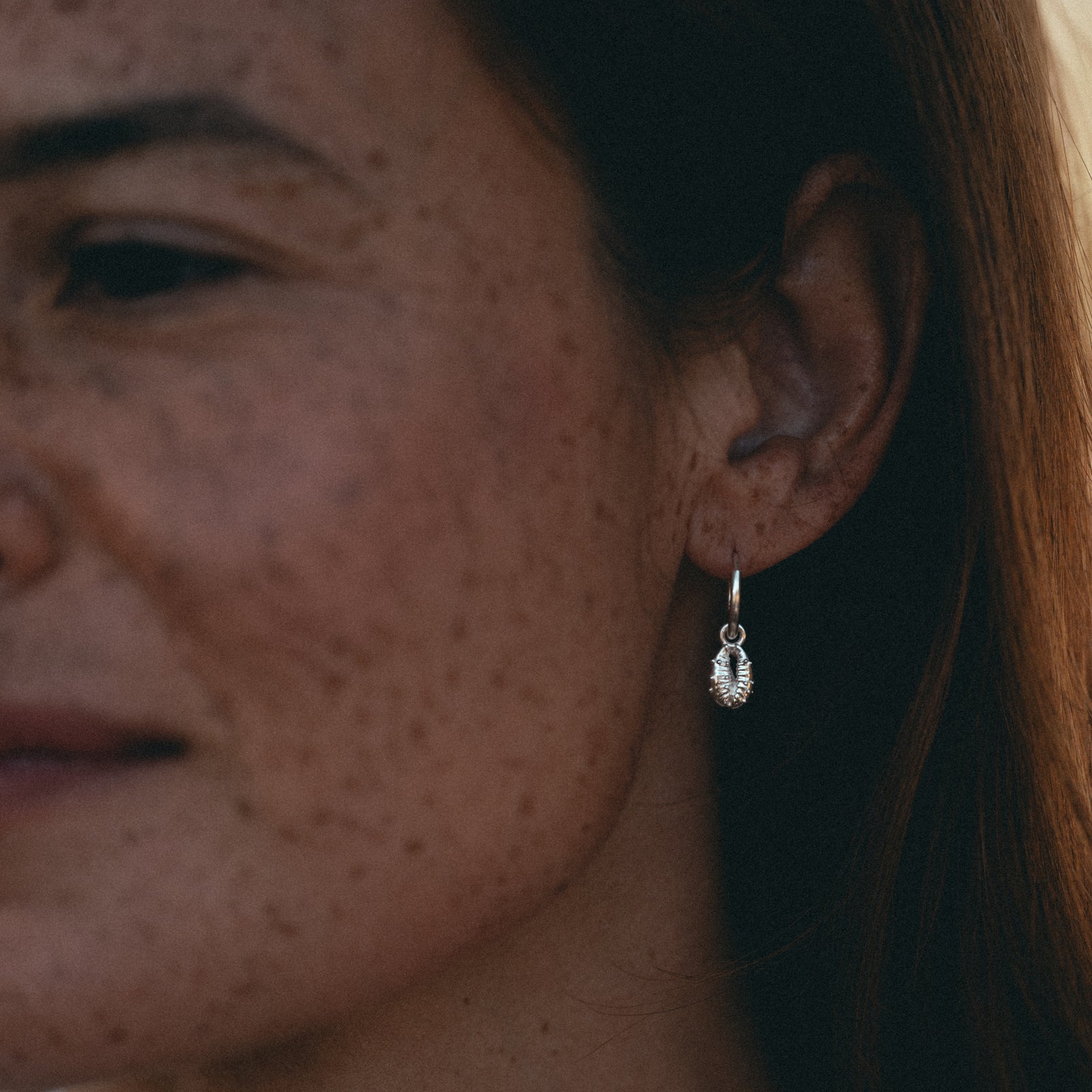 Aphrodite Mini Hoop Earrings Silver