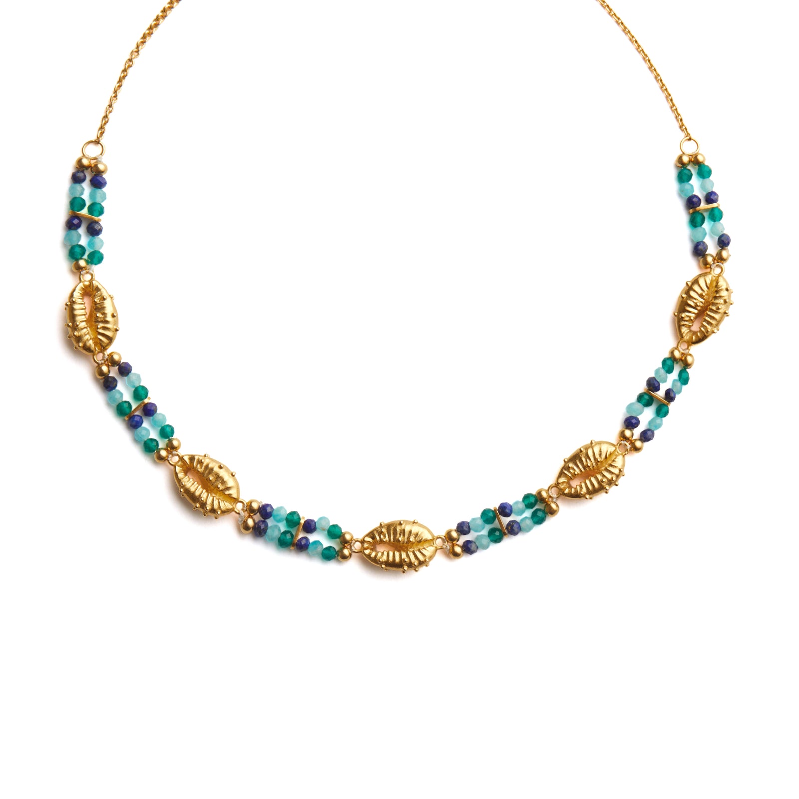 Aphrodite Ocean Choker Necklace Gold