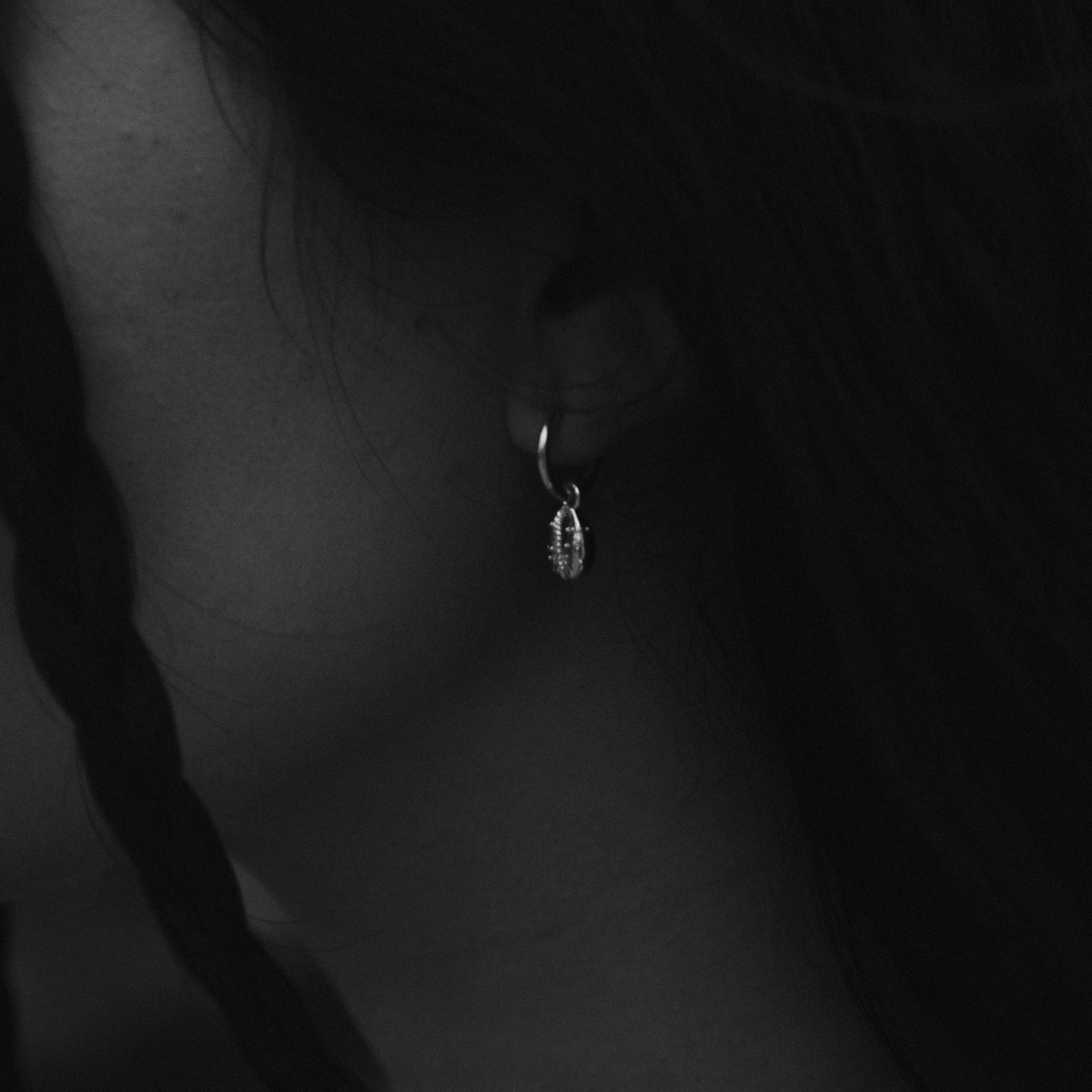 Aphrodite Mini Hoop Earrings Silver