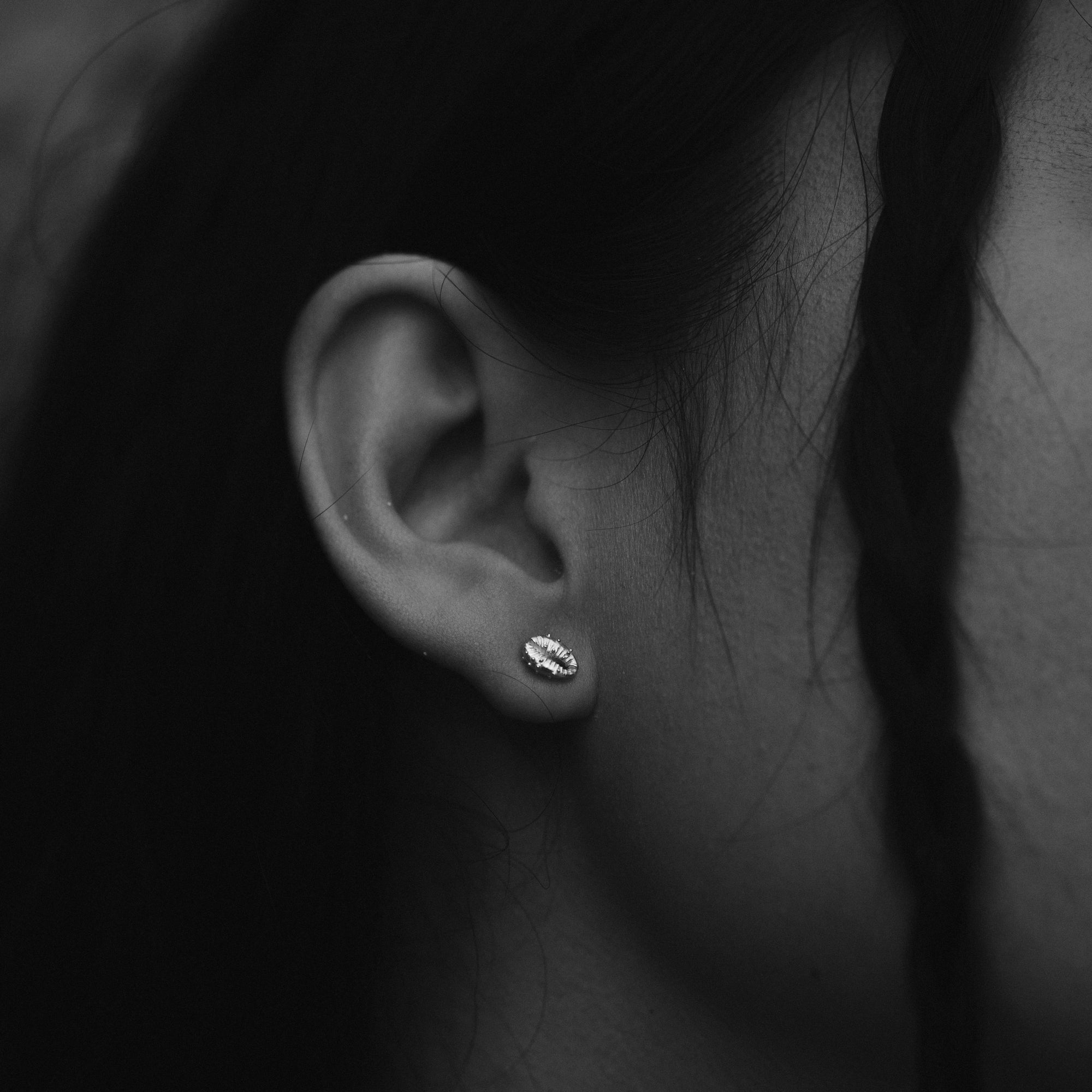 Aphrodite Stud Earrings Silver