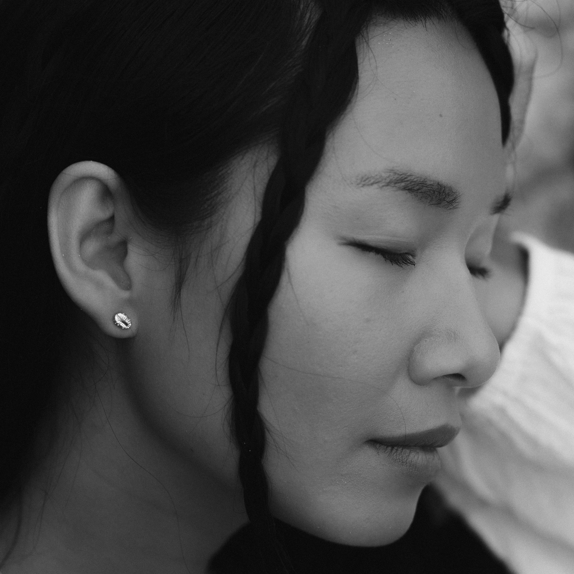 Aphrodite Stud Earrings Silver