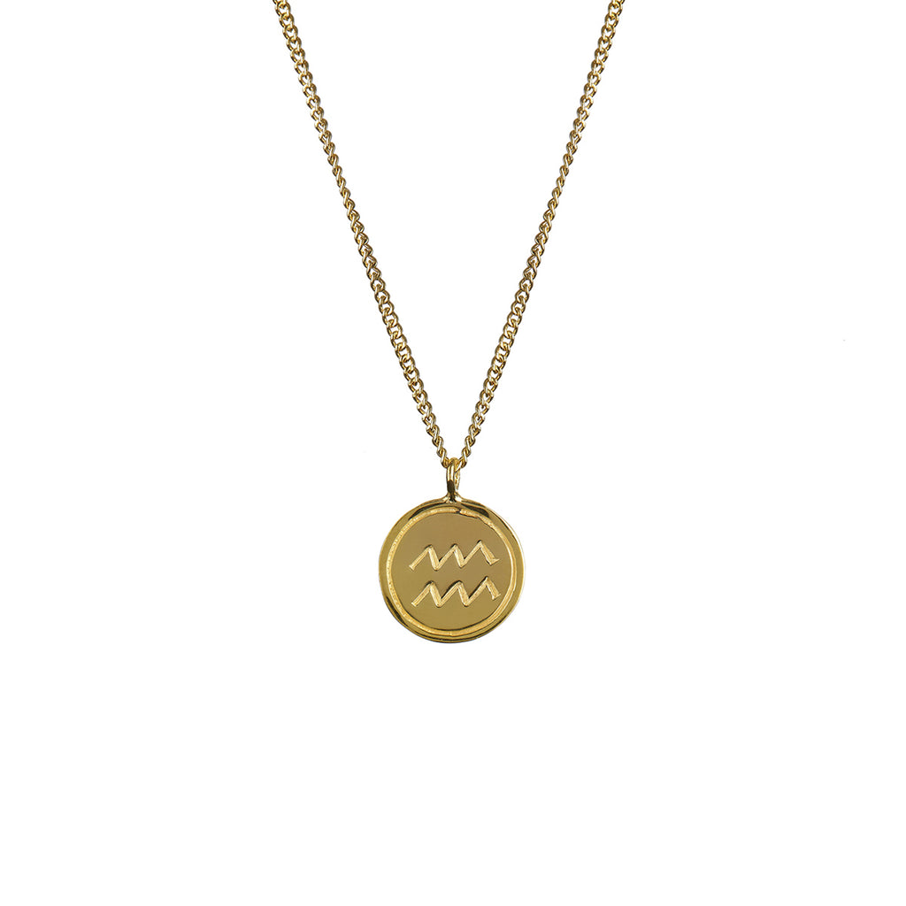 Zodiac Necklace Solid