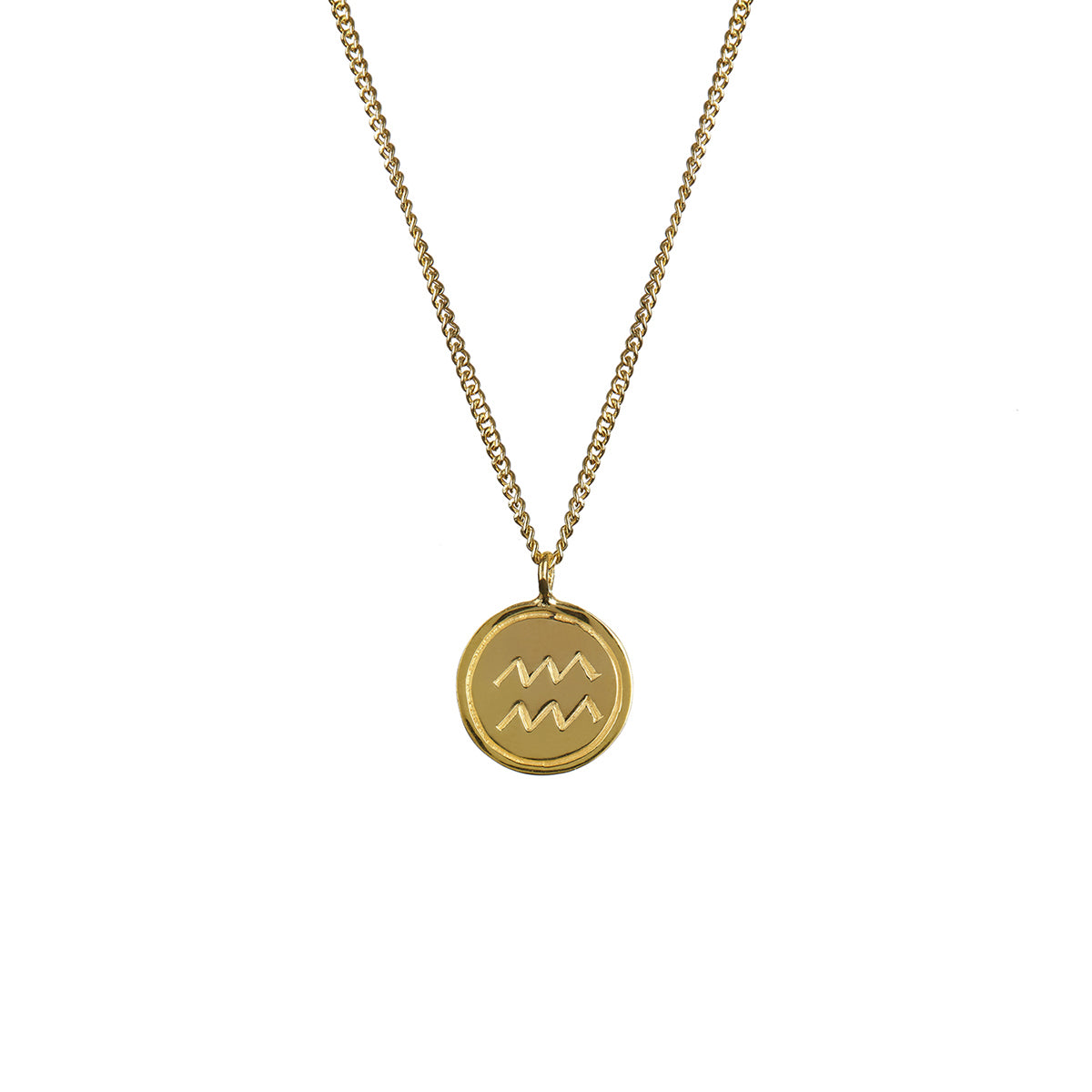 Zodiac Pendant Solid Gold