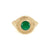 Astral Signet Ring with Green Onyx Solid Gold