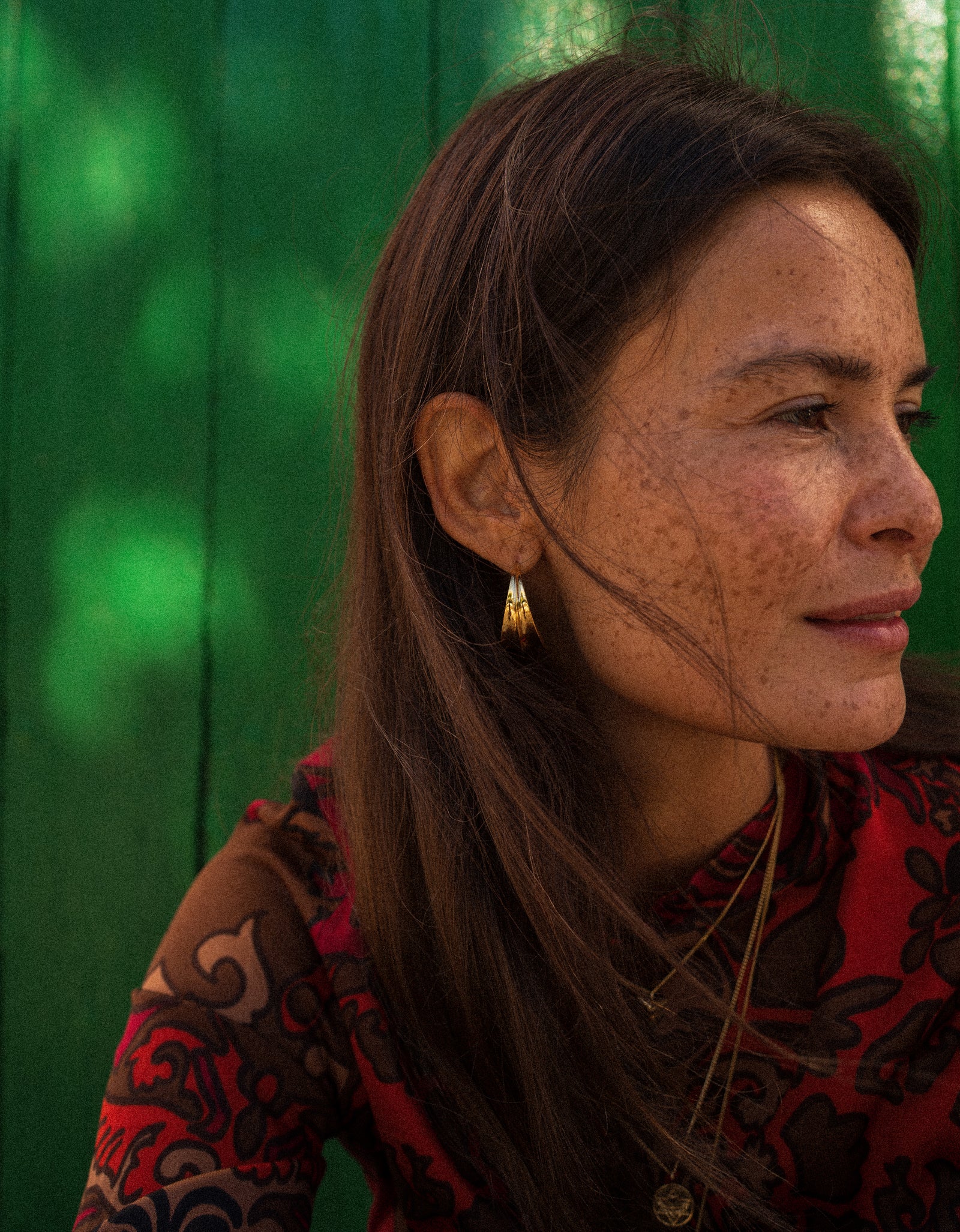 Athena Hoop Earrings Gold