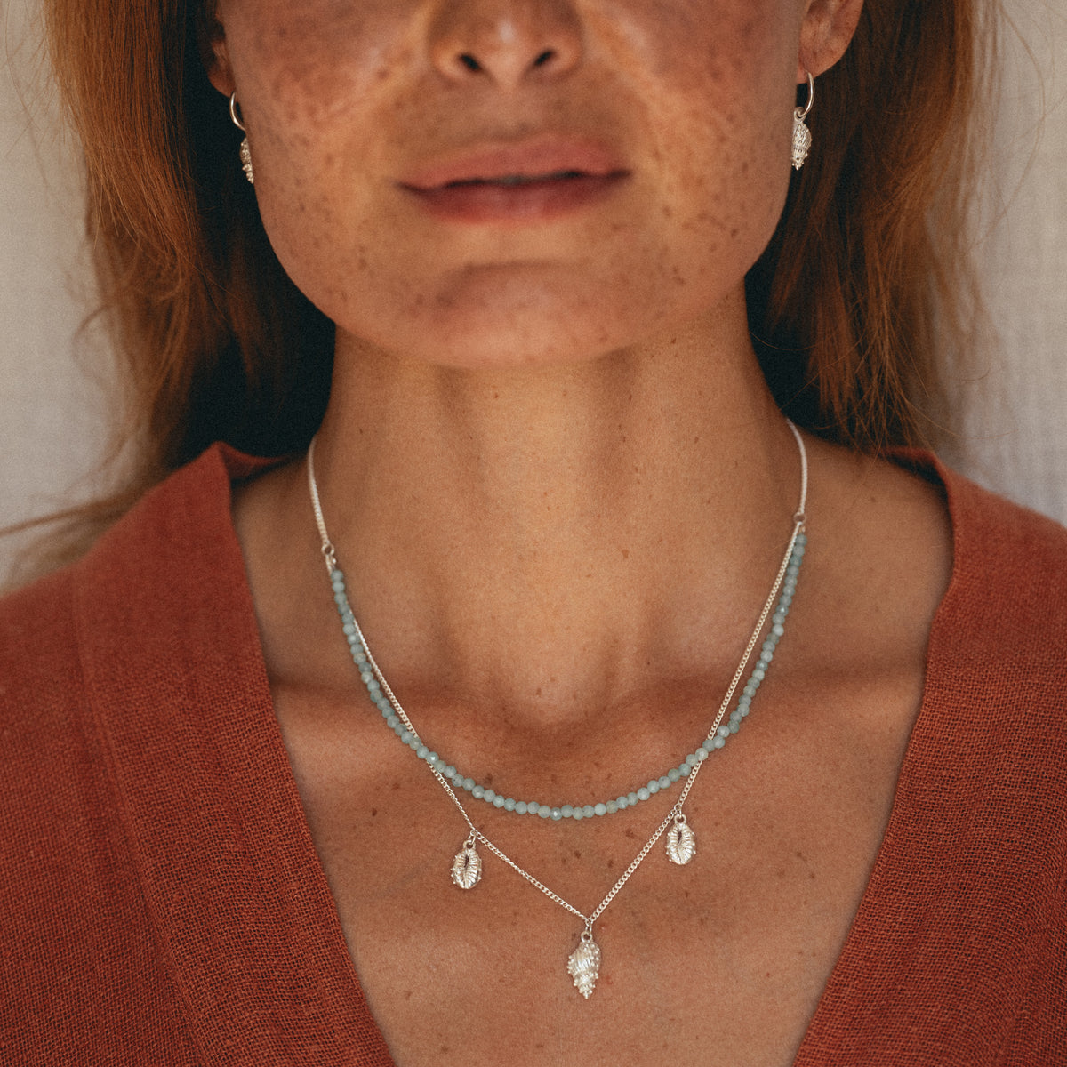 Thalassa Mini Hoop Earrings Silver