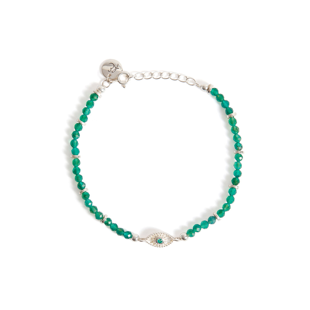 Rays Light Bracelet Onyx Silver