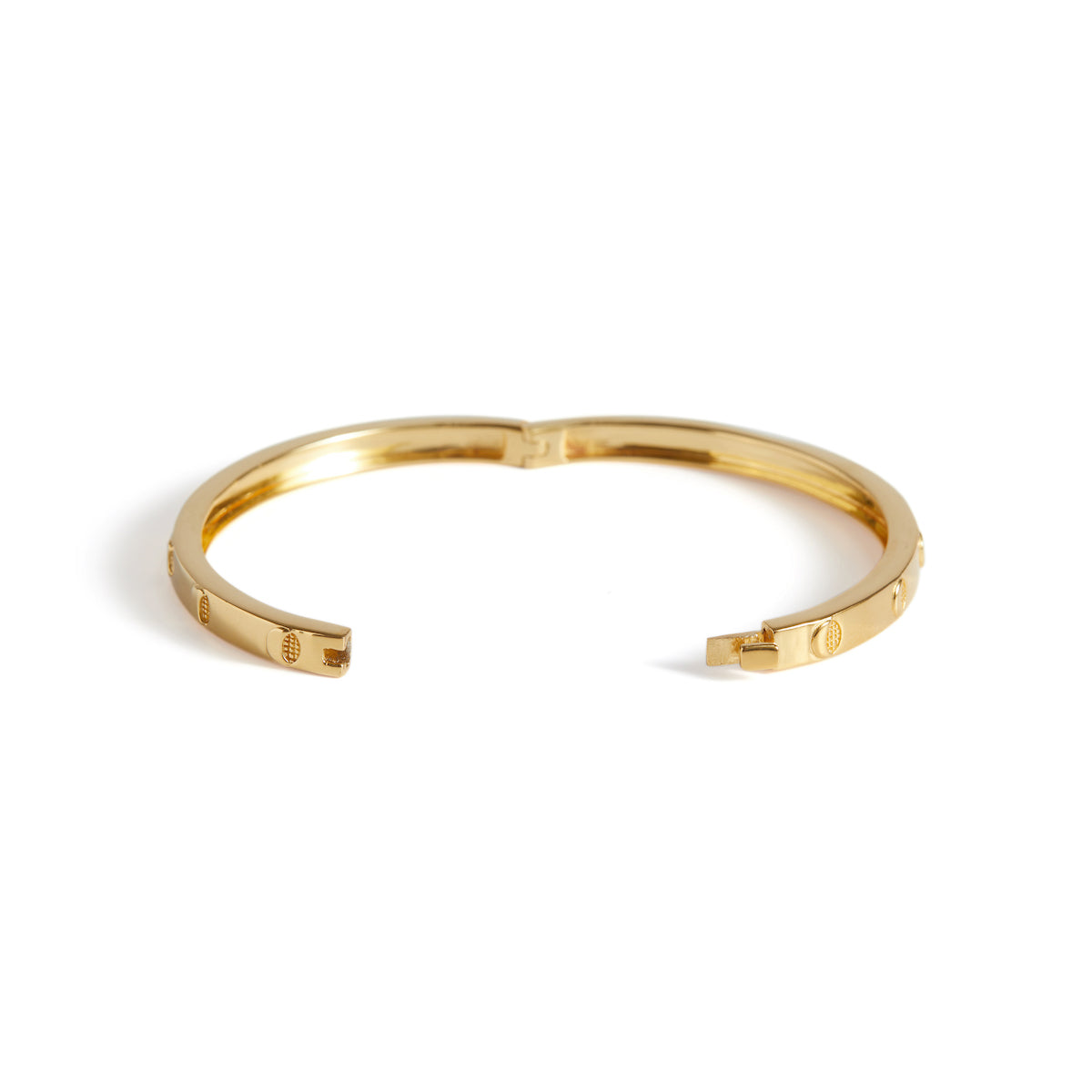 Moon Phases Bangle Solid Gold