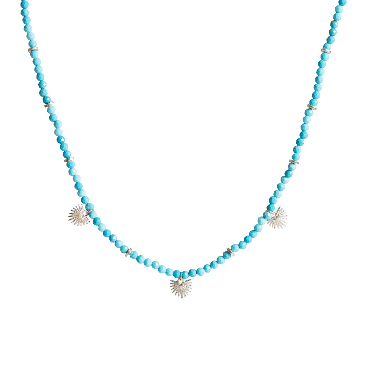 Ishtar Necklace Turquoise Silver