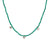 Ishtar Necklace Green Onyx Silver