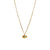 Rays of Light Mini Necklace Turquoise Gold
