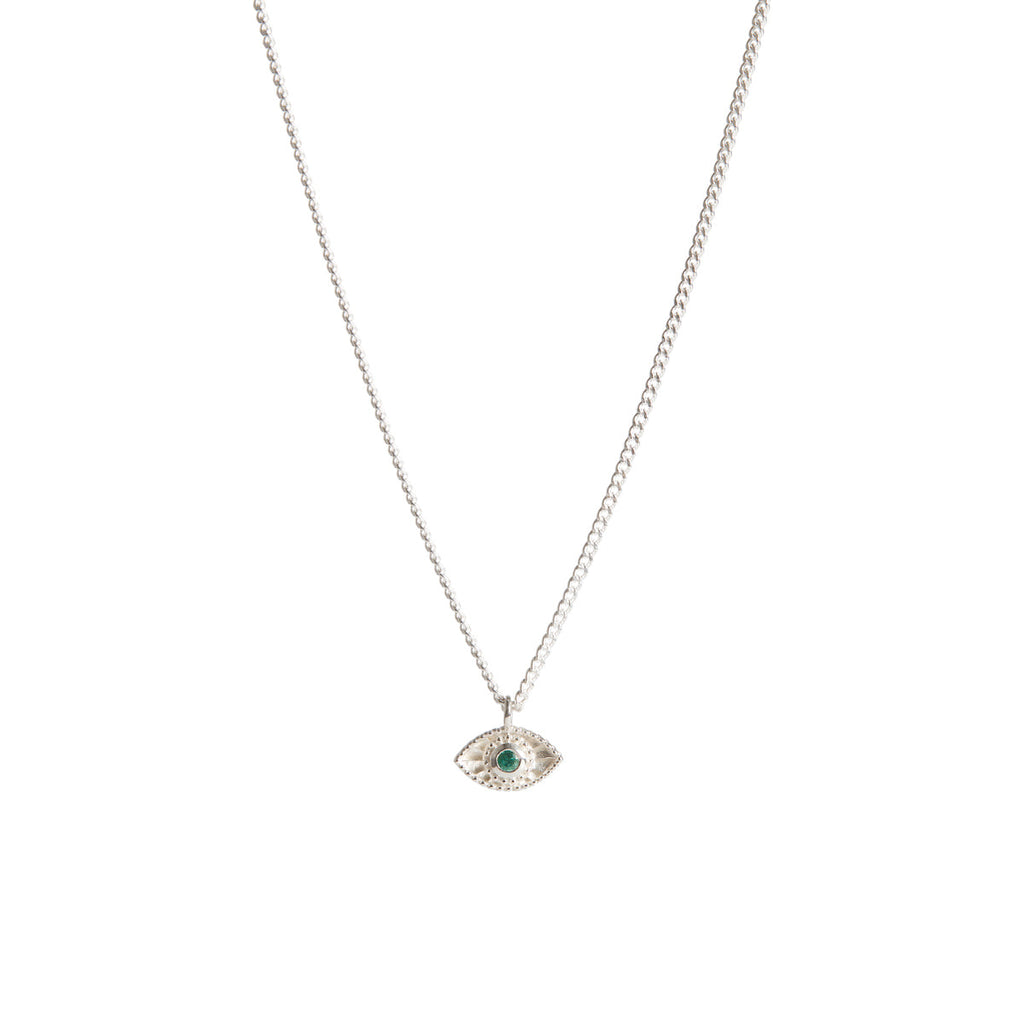 Rays Light Mini Necklace Emerald