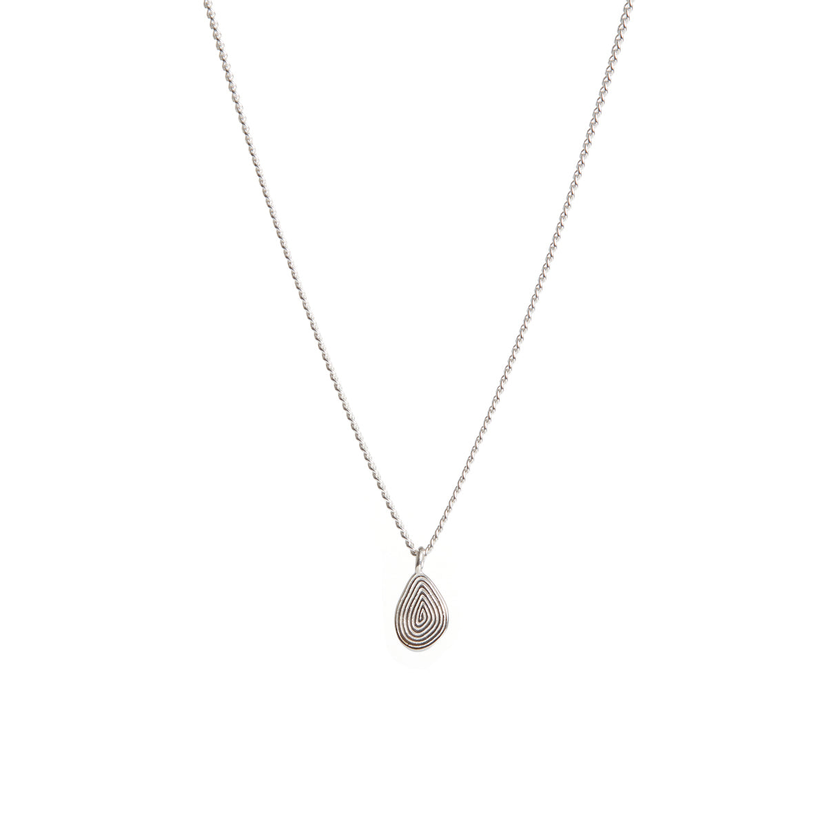 Apollo Necklace Green Onyx Silver
