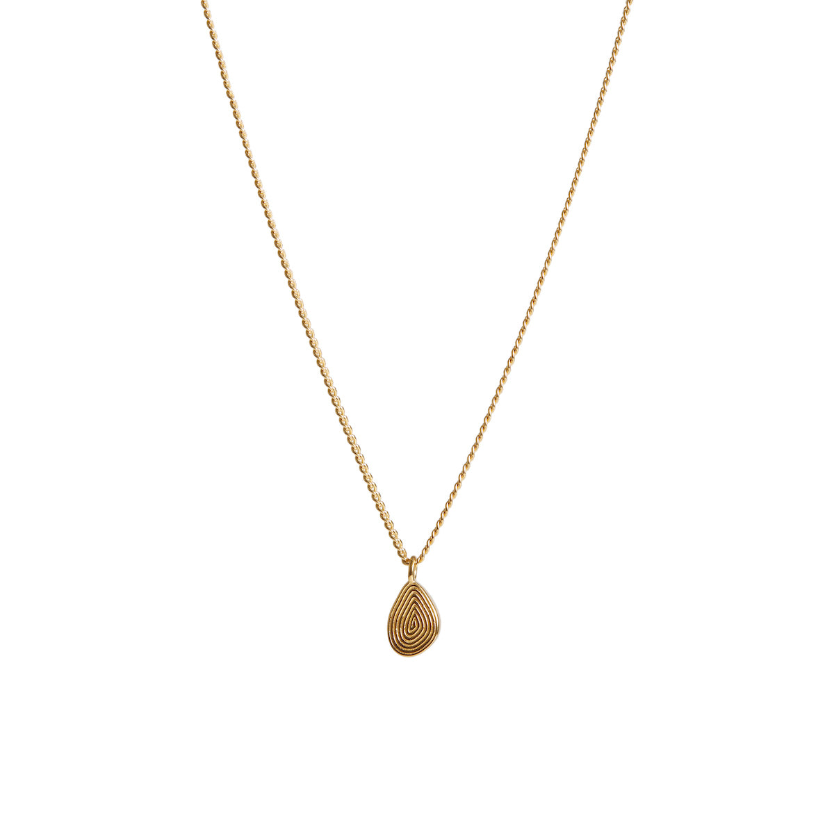 Apollo Necklace Green Onyx Gold
